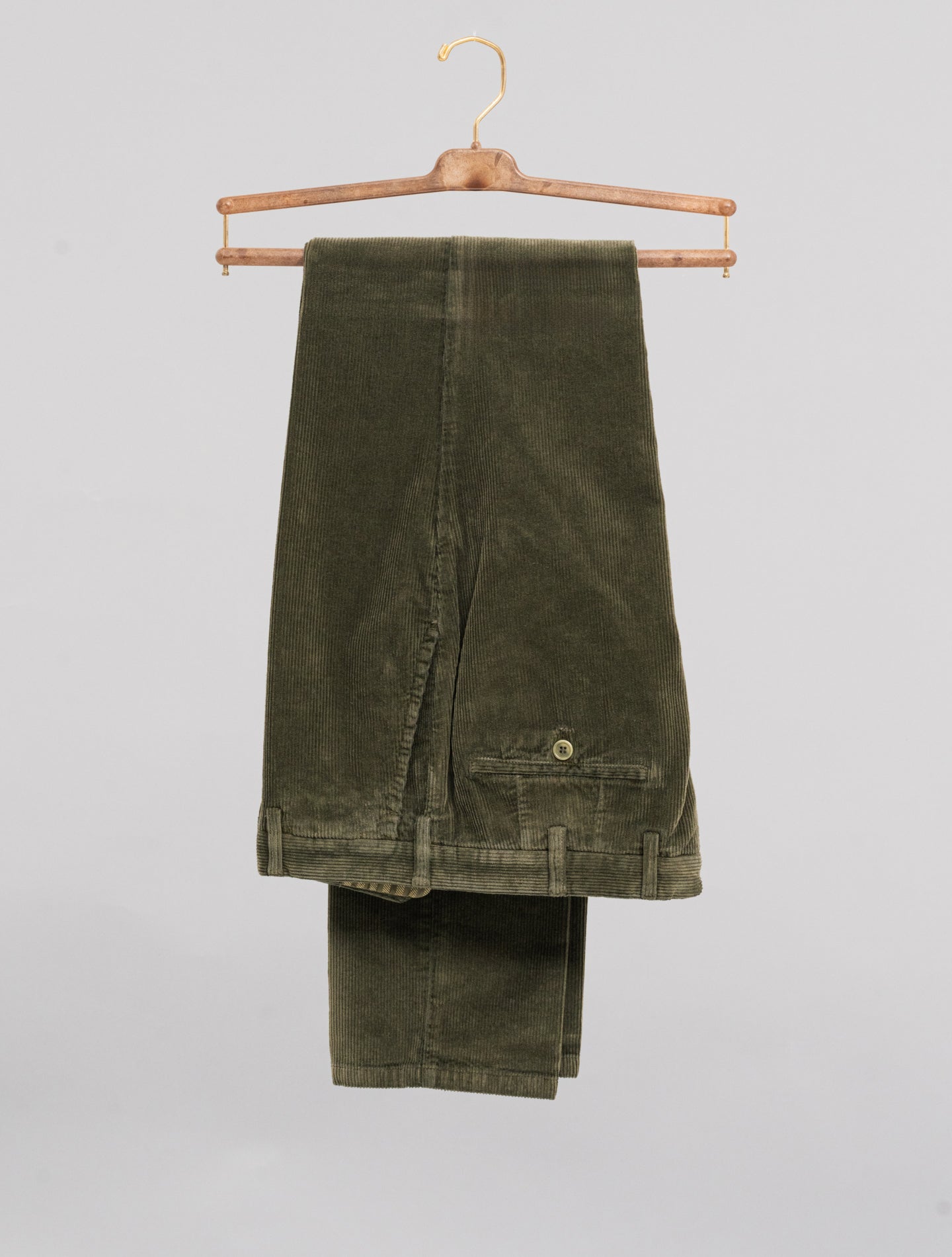 190 Corduroy Trousers Green Rota Trousers 48
