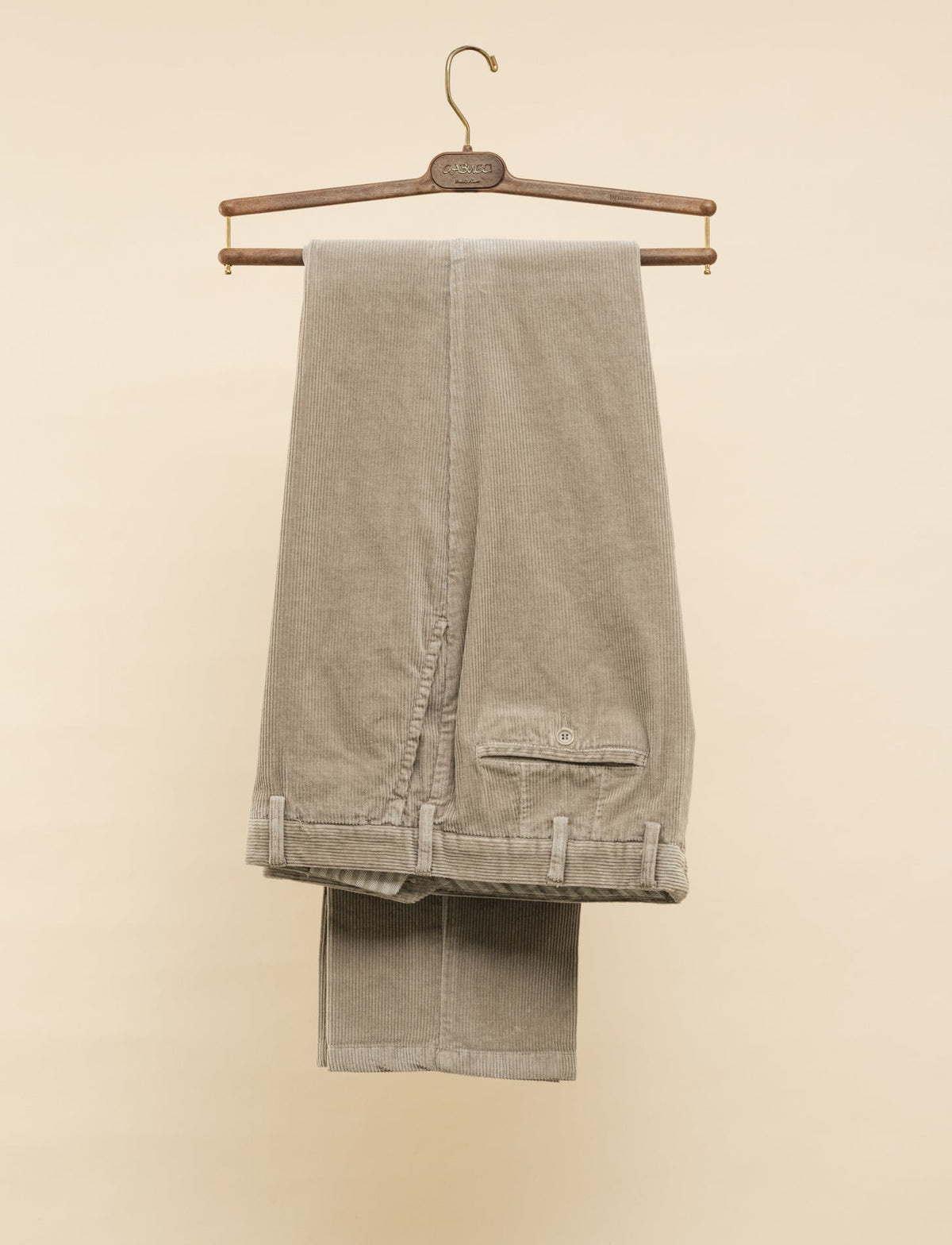 190 Corduroy Trousers Greige Rota Trousers 48