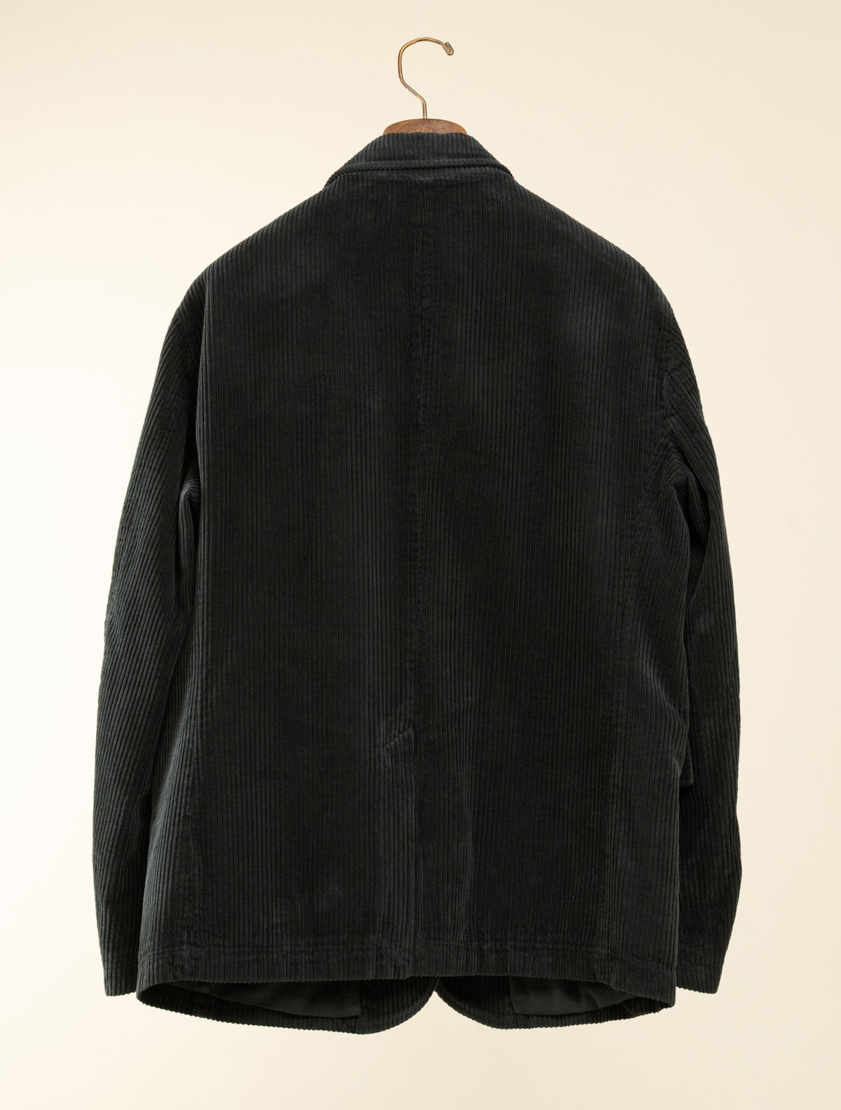 Single Breasted Corduroy Jacket Brown