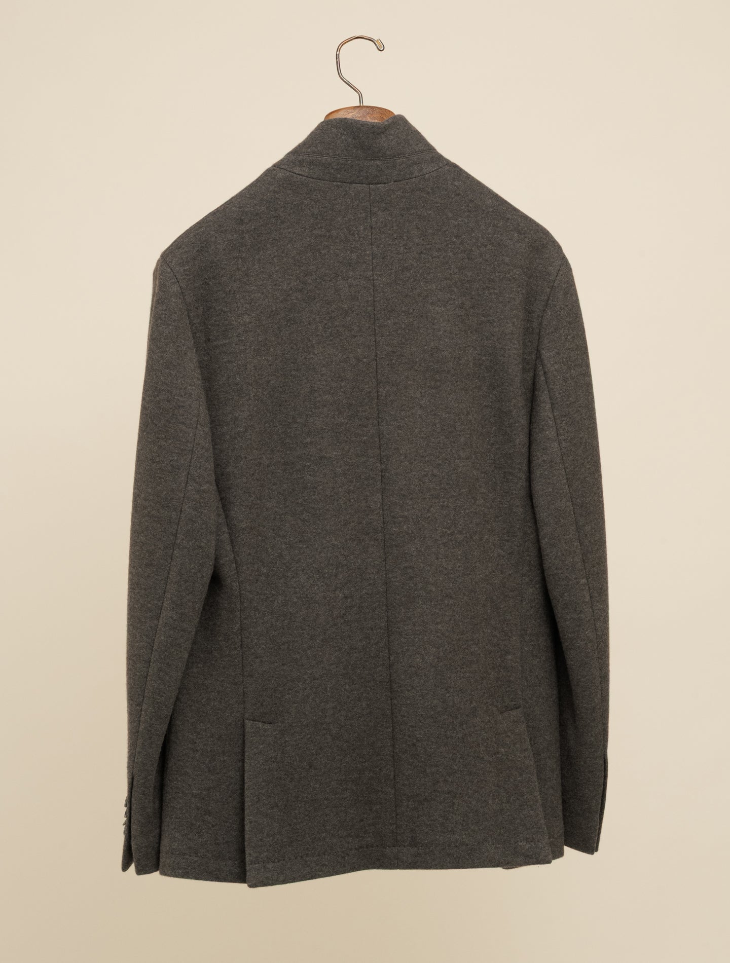Damon Double Cashmere Flannel Jacket Brown