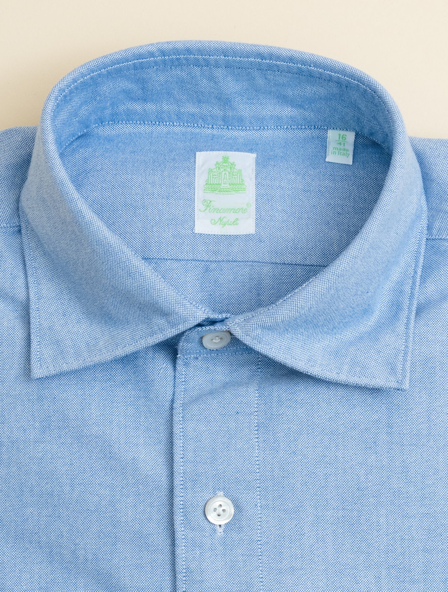 Gaeta Luigi Soft Oxford Hemd Blau
