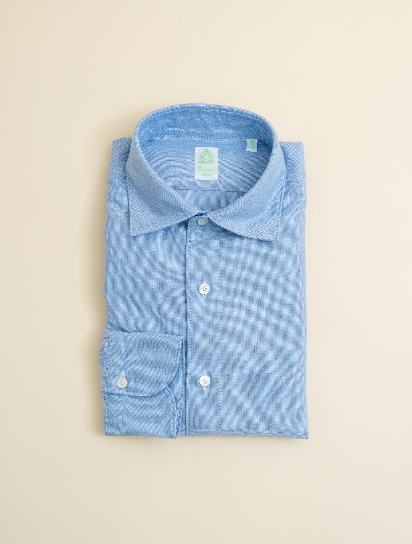 Gaeta Luigi Soft Oxford Hemd Blau