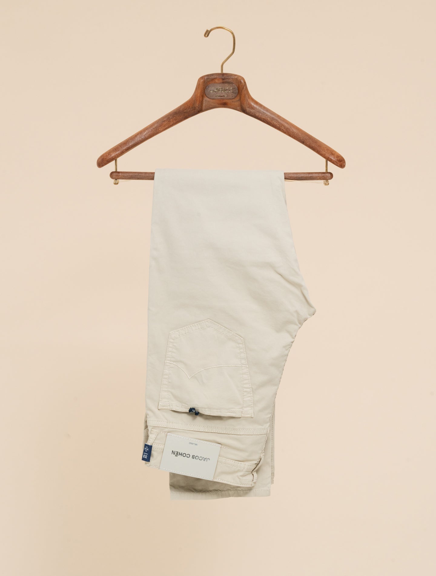 Bard 688 Summer Cotton Five Pocket Trousers Sand
