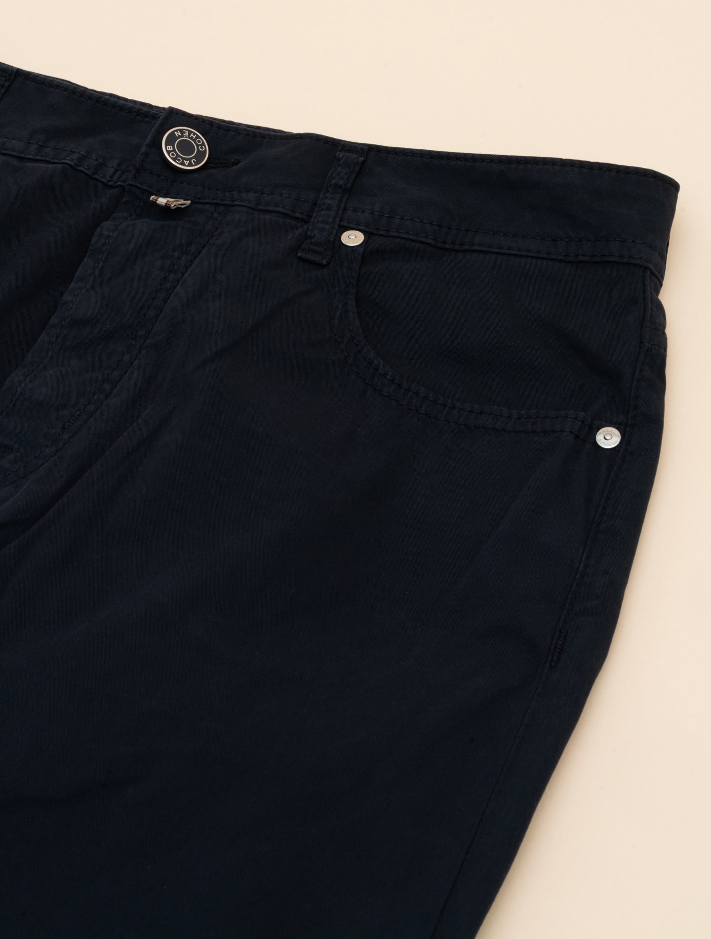 Bard 688 Summer Cotton Five Pocket Trousers Navy