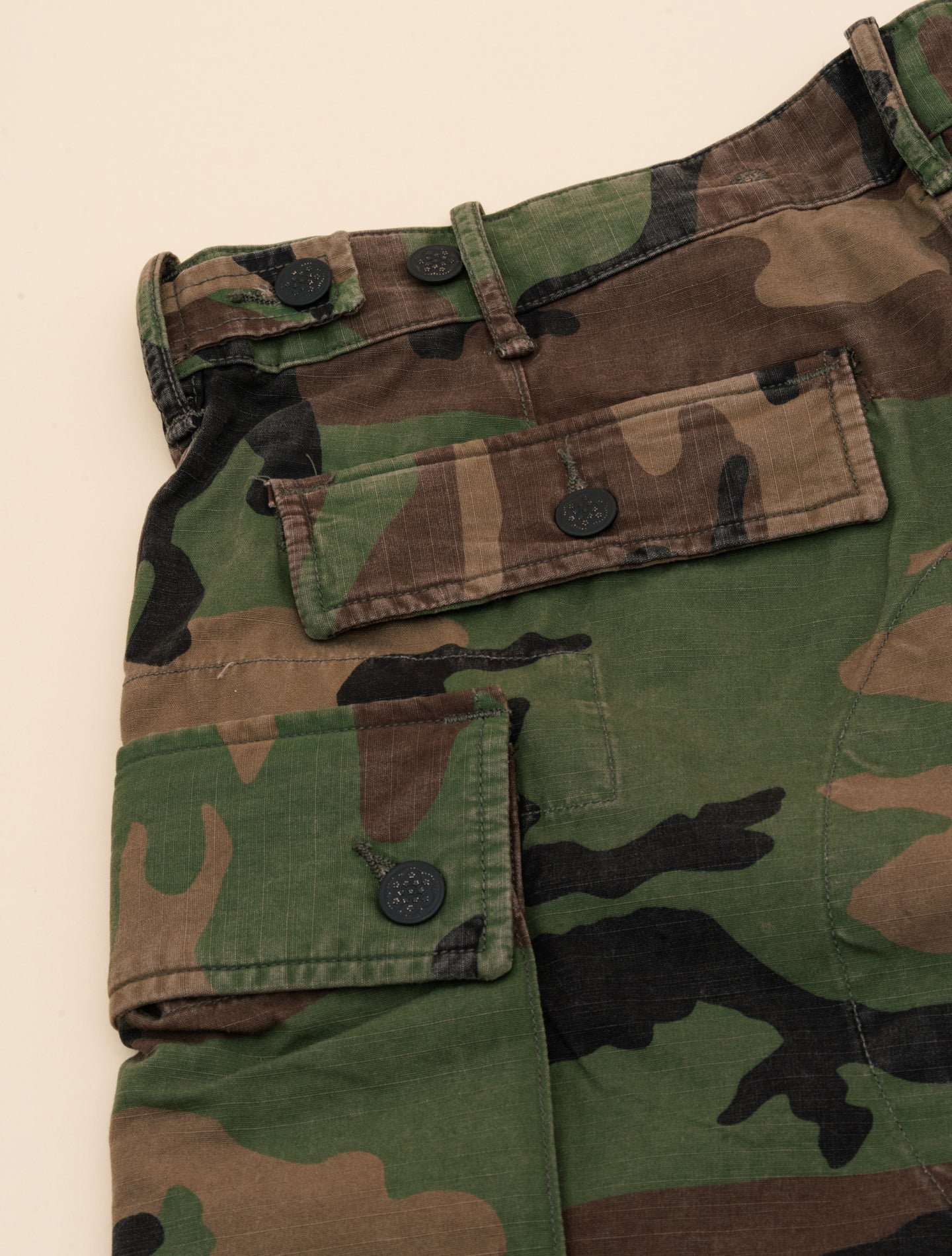Camo Ripstop Cargo Short Woodland Camo