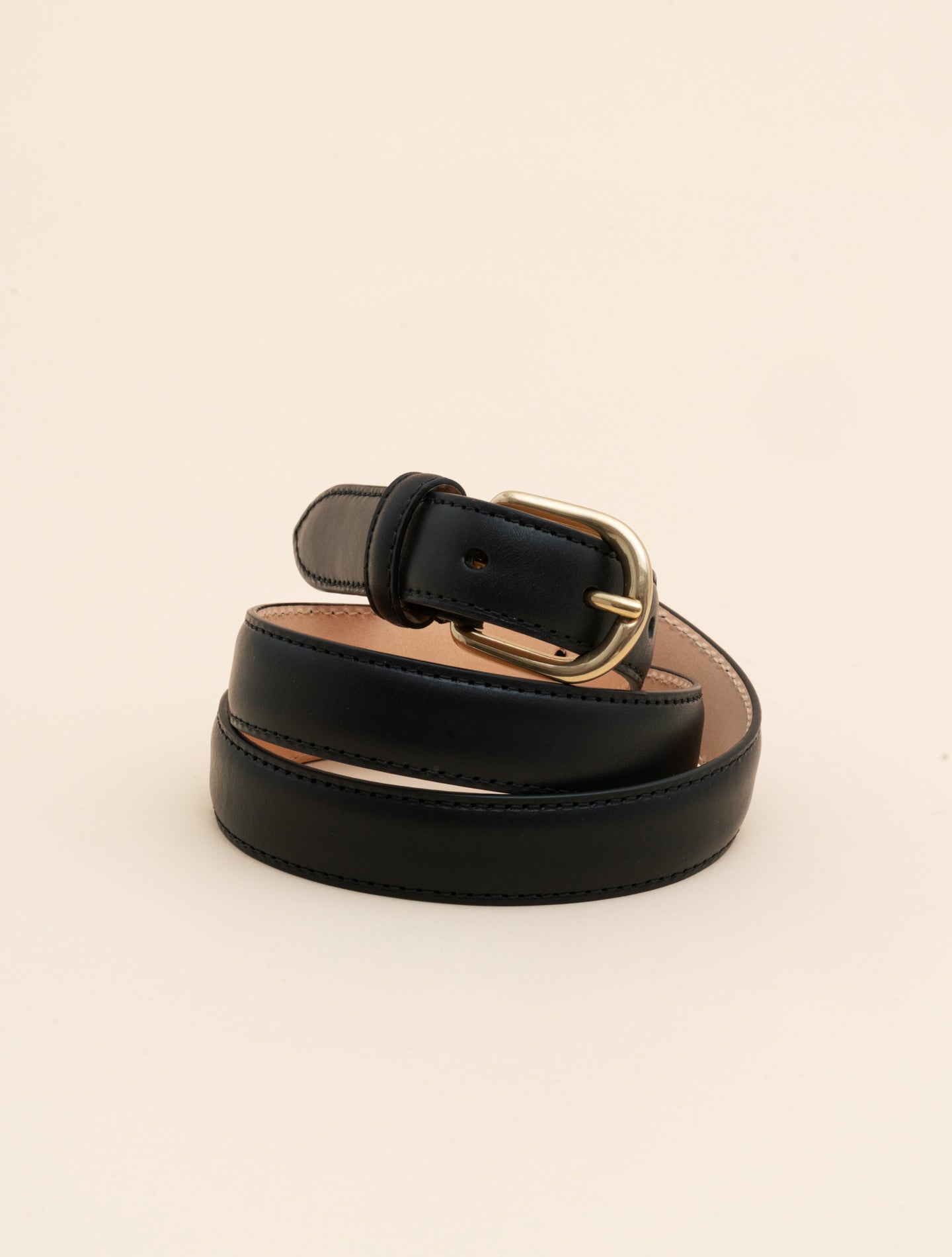 Calf Leather Belt Black