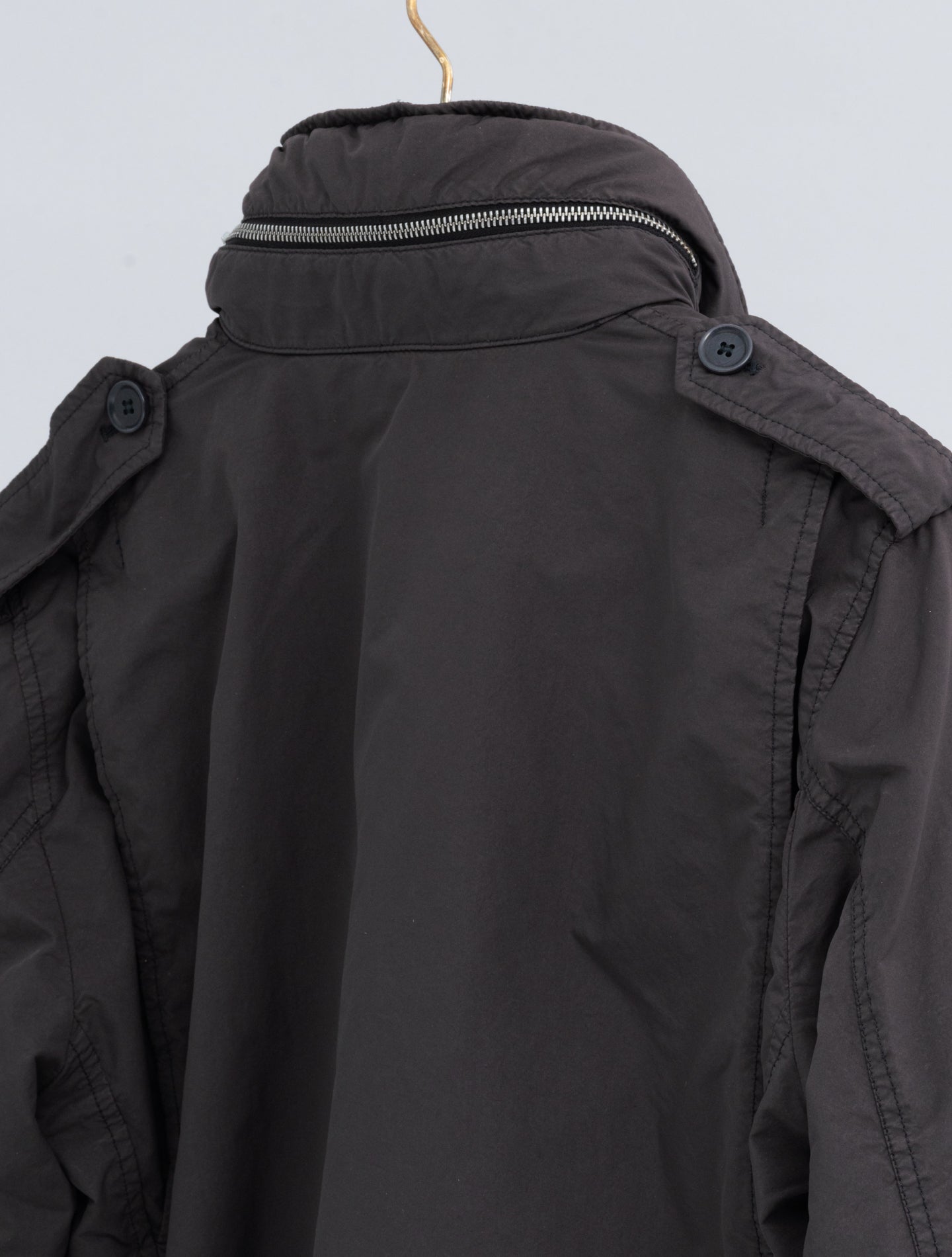 New Camp Compact Nylon Field Jacket Brown