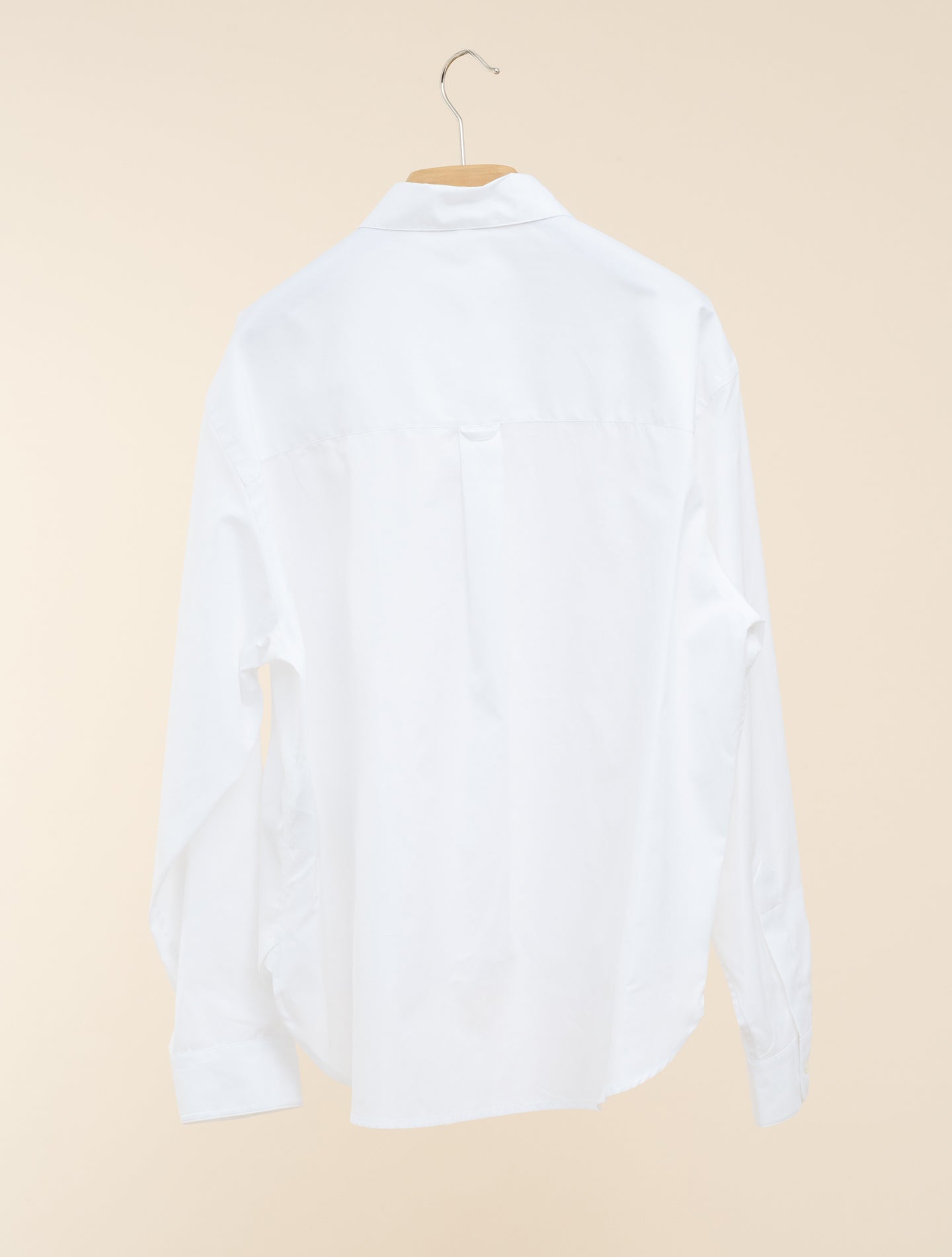 Cotton Poplin Boxy Shirt White