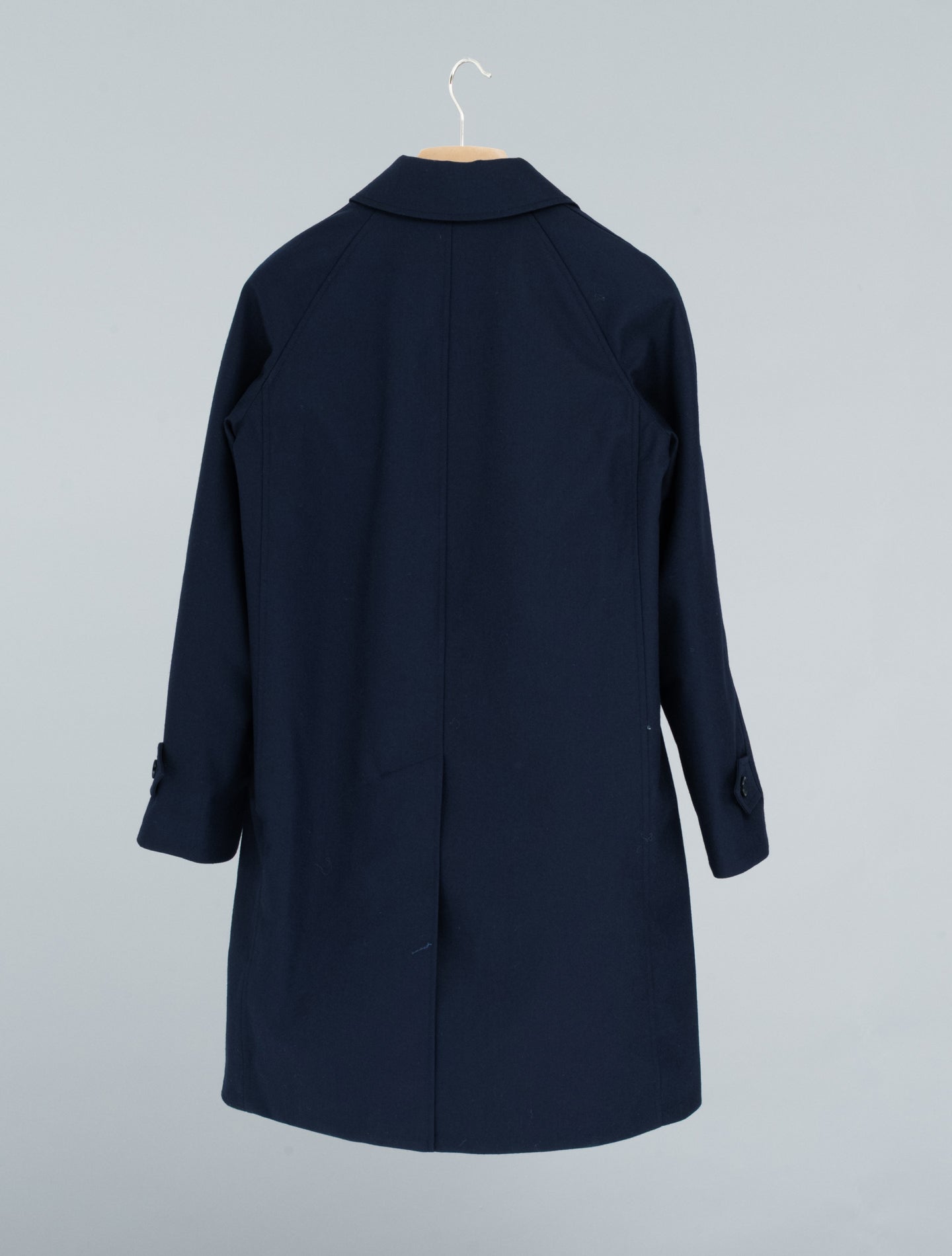 Technical Wool Padded Coat Navy