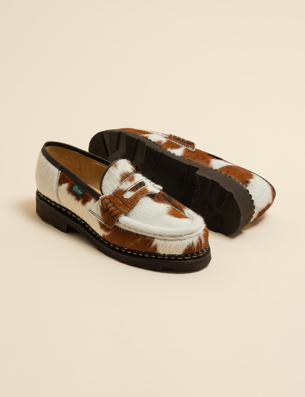 Orsay/Griff Loafer aus Rindsveloursleder in Braun