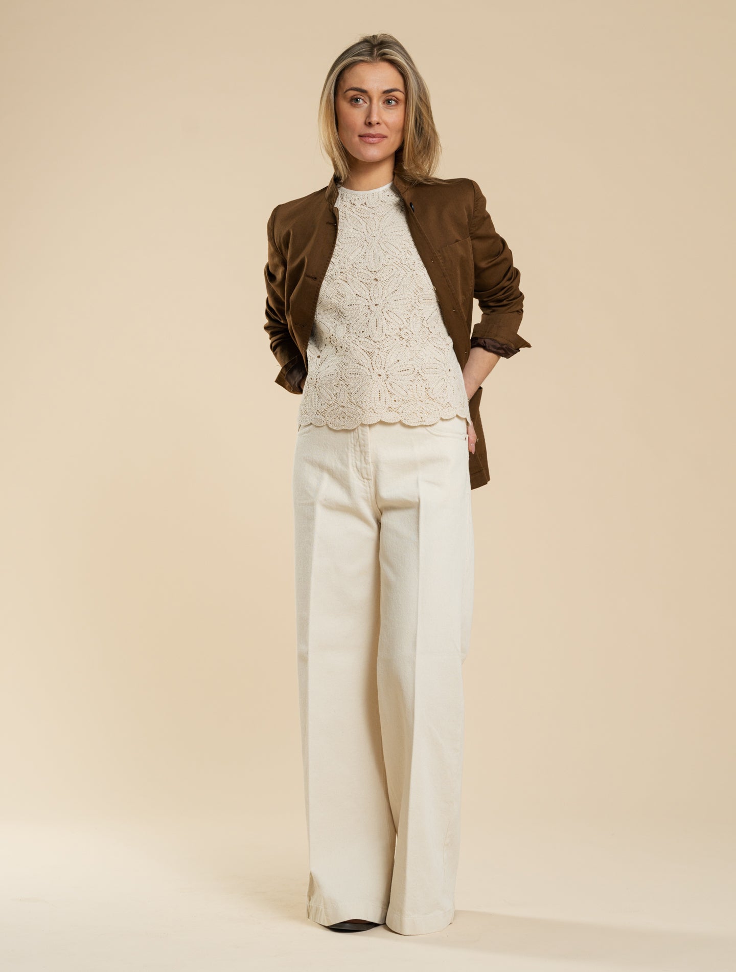 Baliw Linen Cotton Jacket Wood