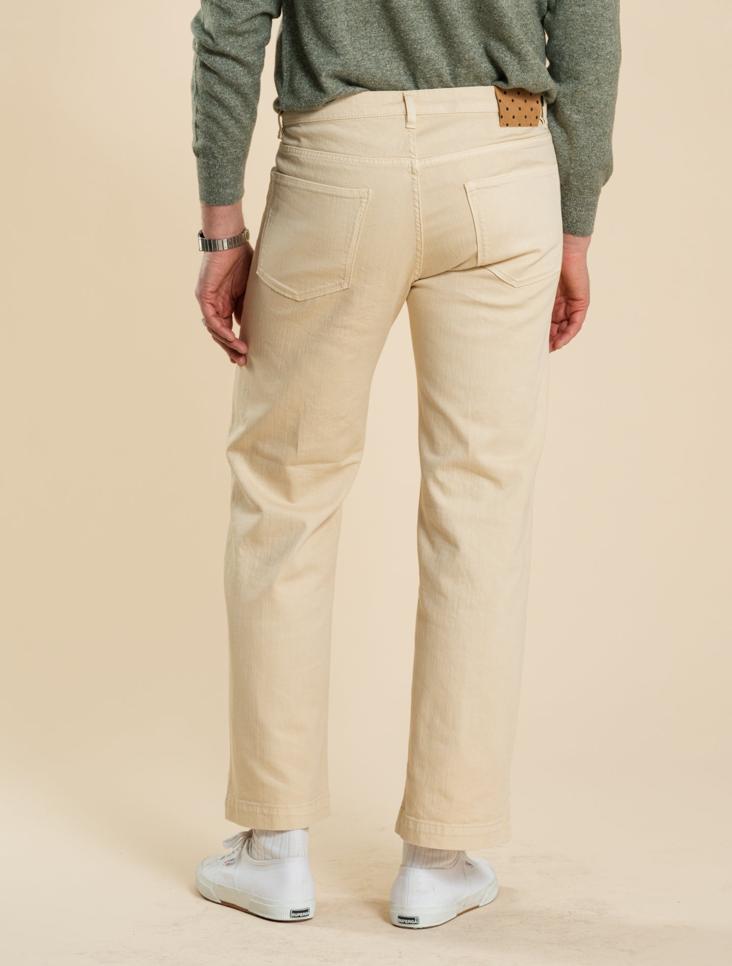Oceano Cotton Trousers Beige
