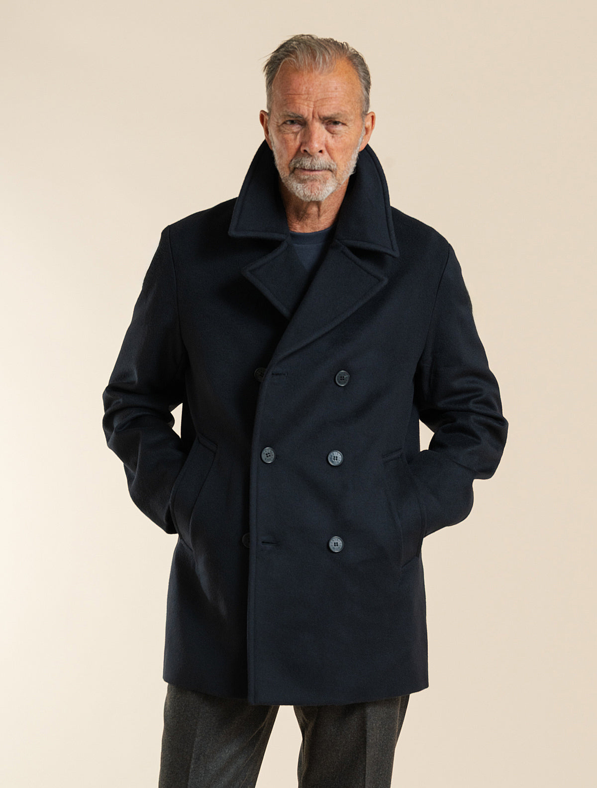 Dalton Wool Peacoat Navy