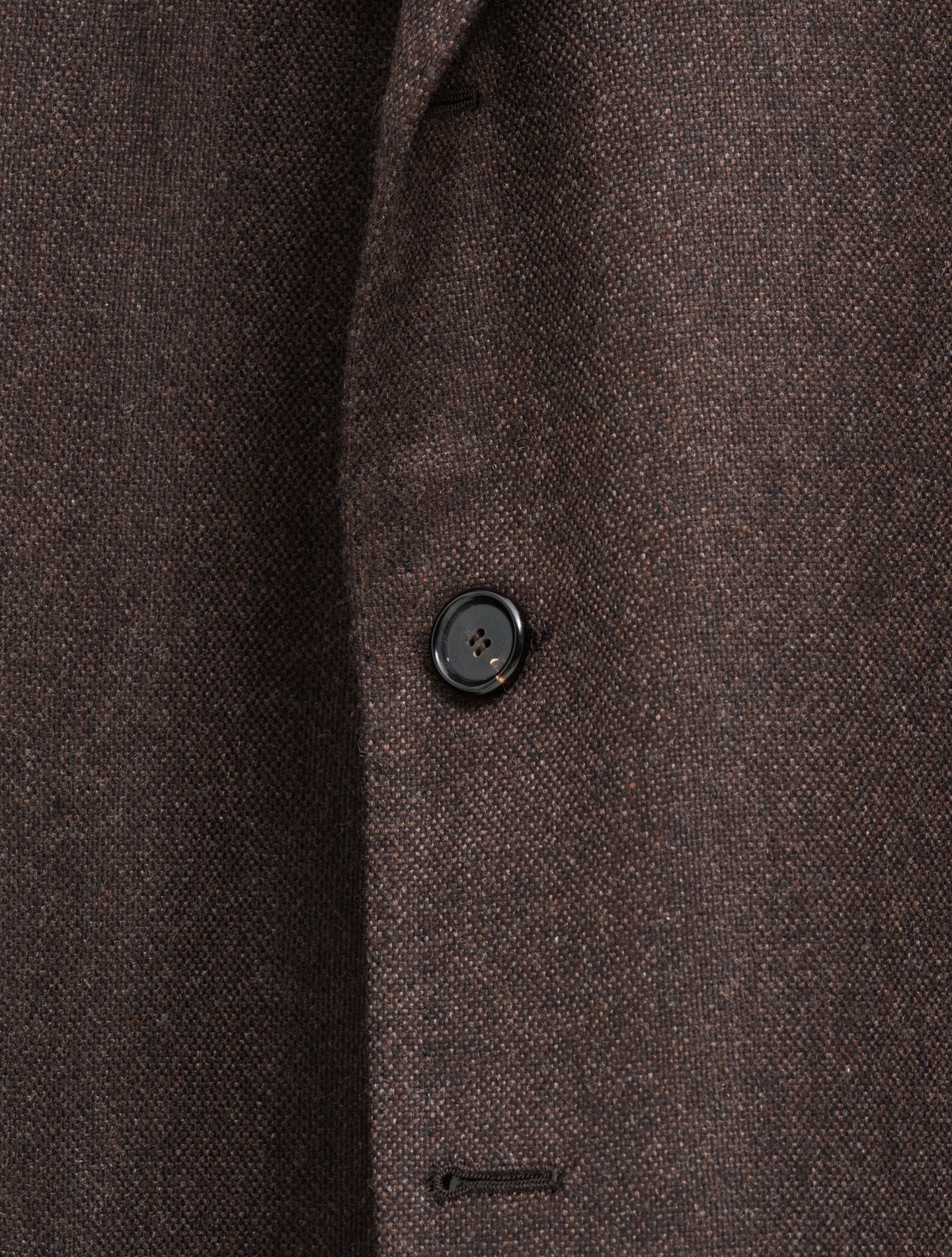 Handmade Single Breasted Cashmere Jacket Brown