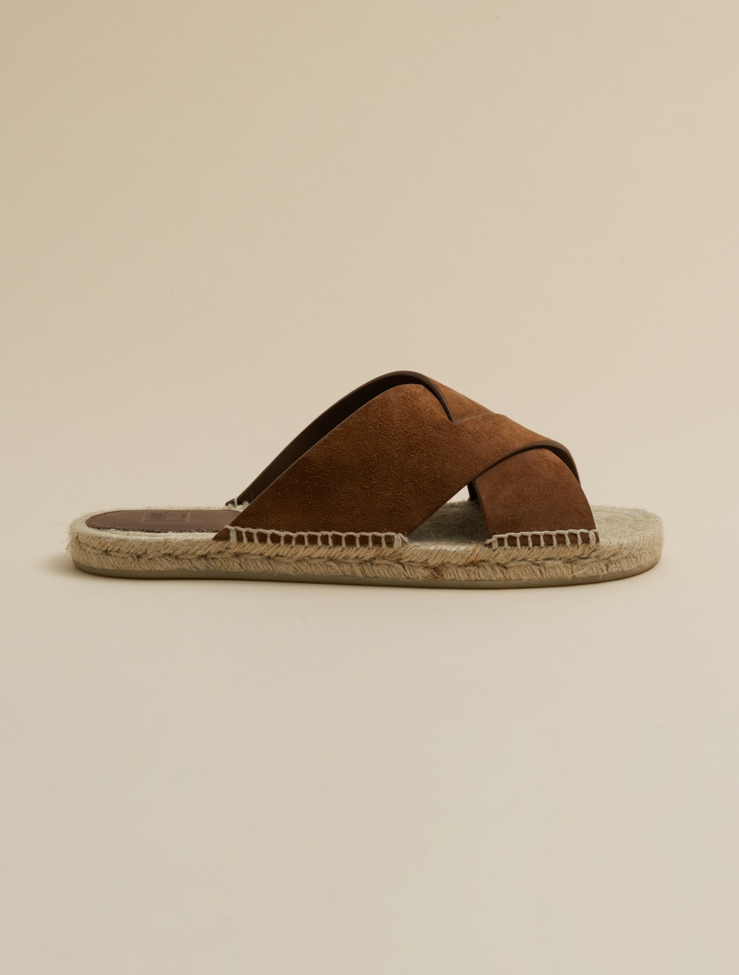Bodrum Wildleder-Sandale Snuff