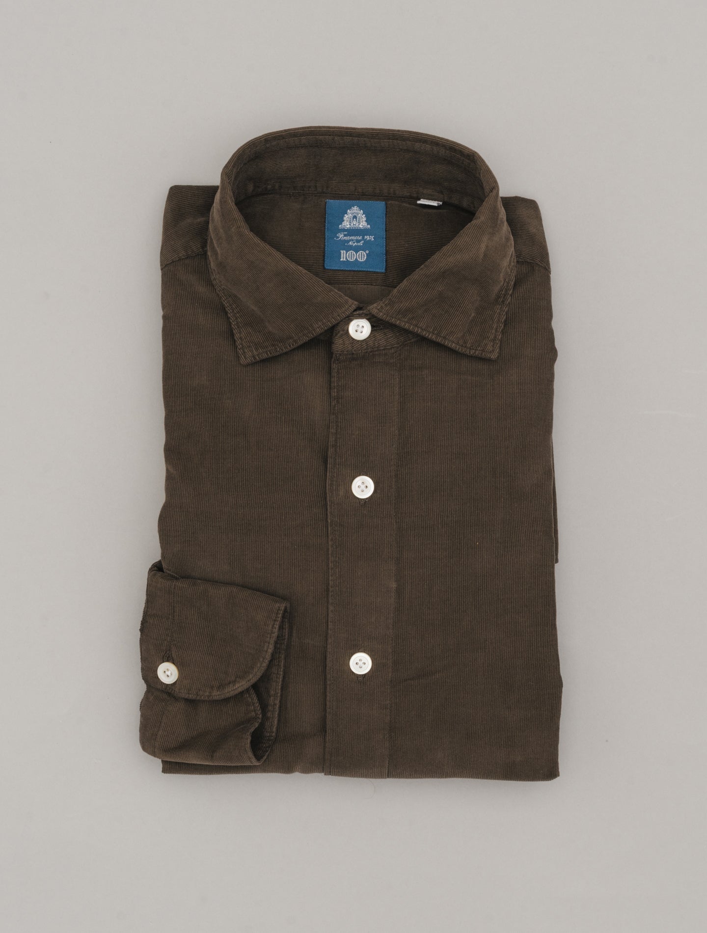 Gaeta Luigi Baby Corduroy Shirt Brown