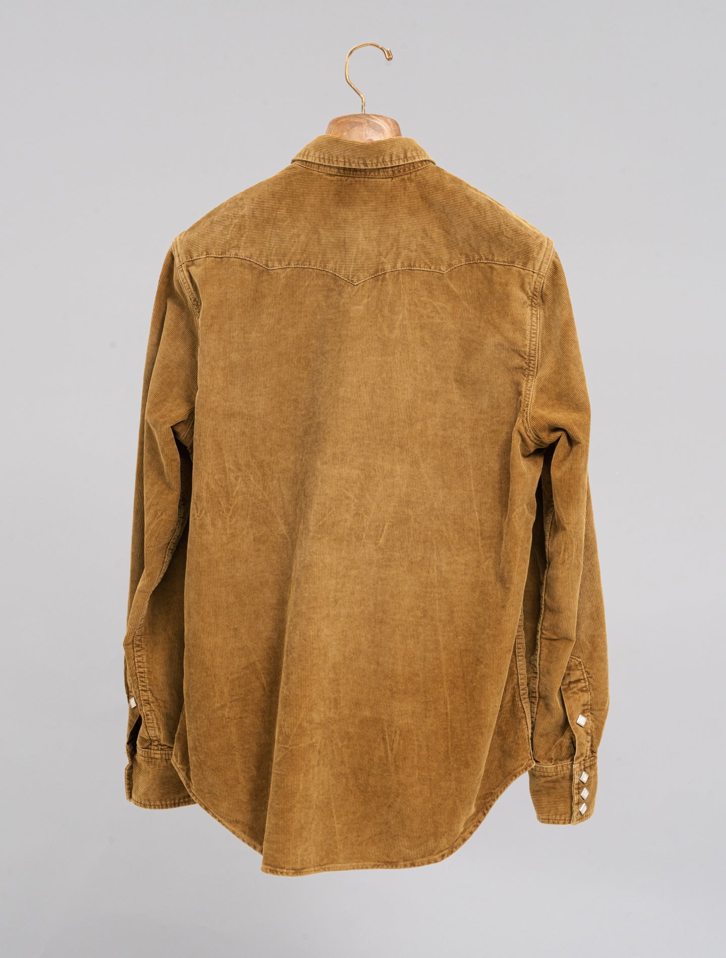 Buffalo West Cotton Corduroy Shirt Tan