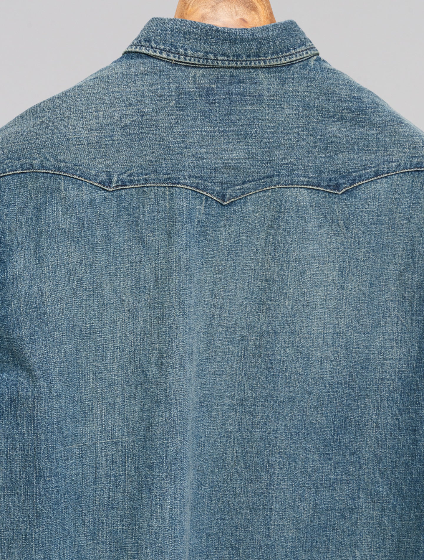 Buffalo West Long Sleeve Sport Shirt Denim Dark Wash