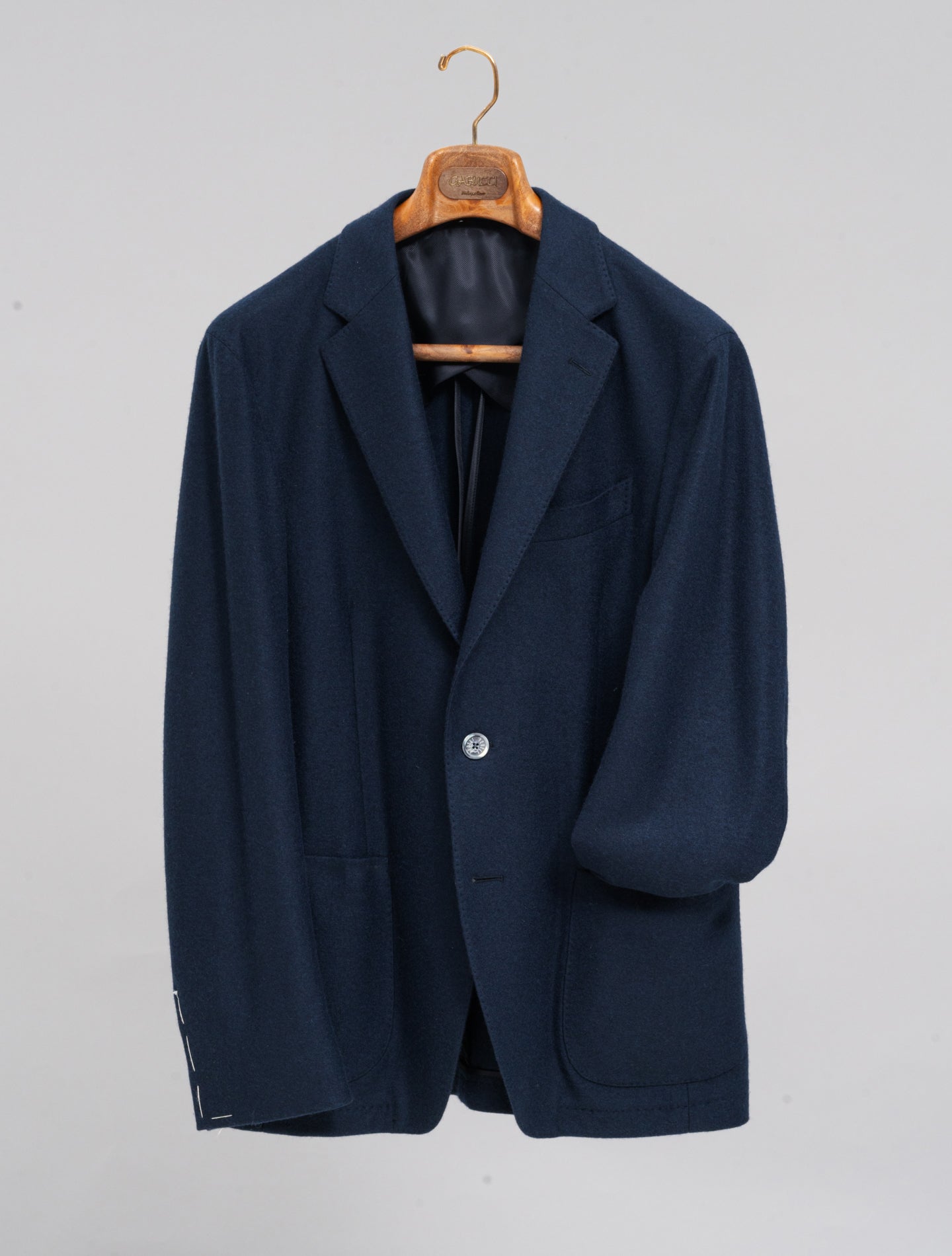 Taylor Single Breasted Cashmere Jacket Navy