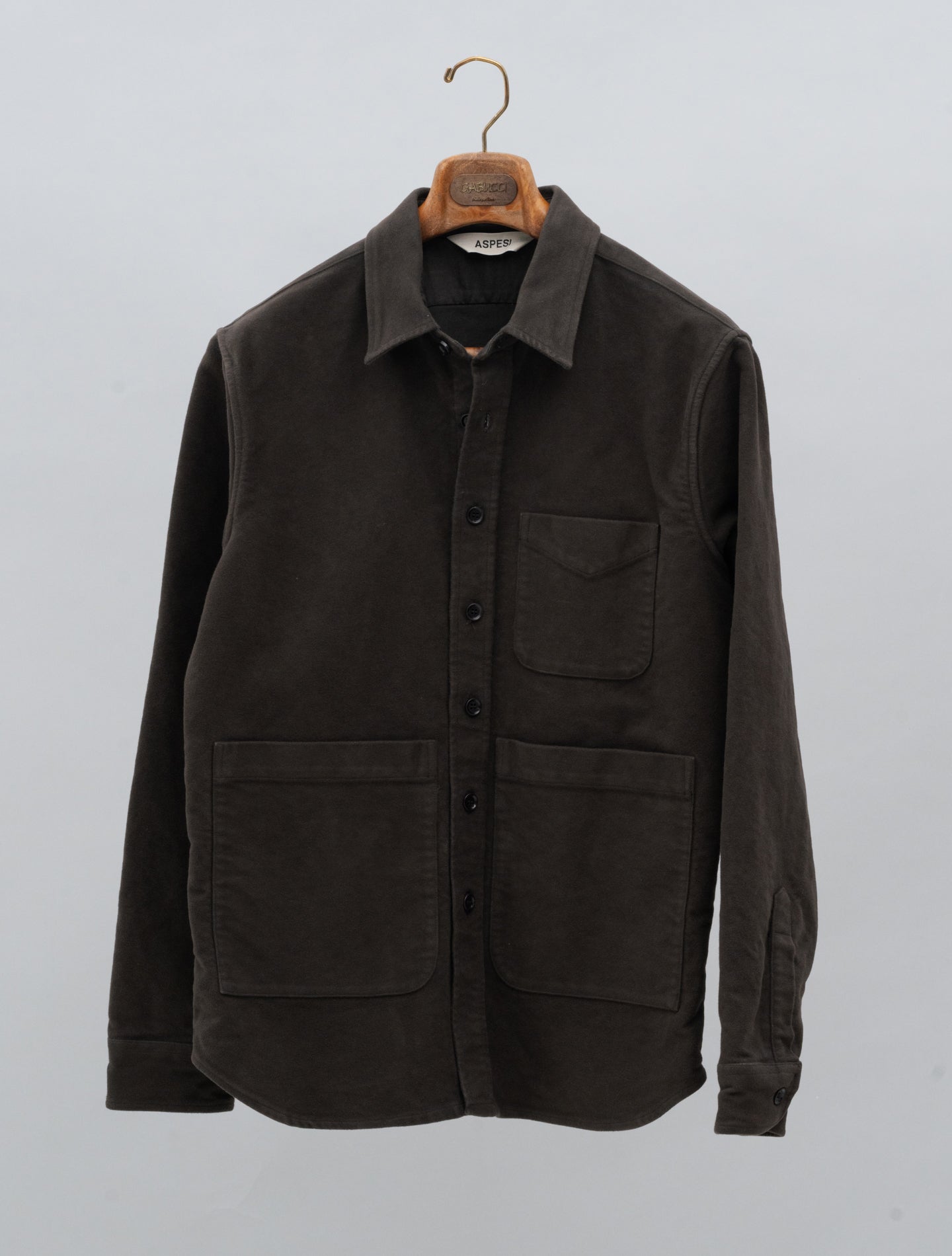 Moleskin Utility Shirt Brown
