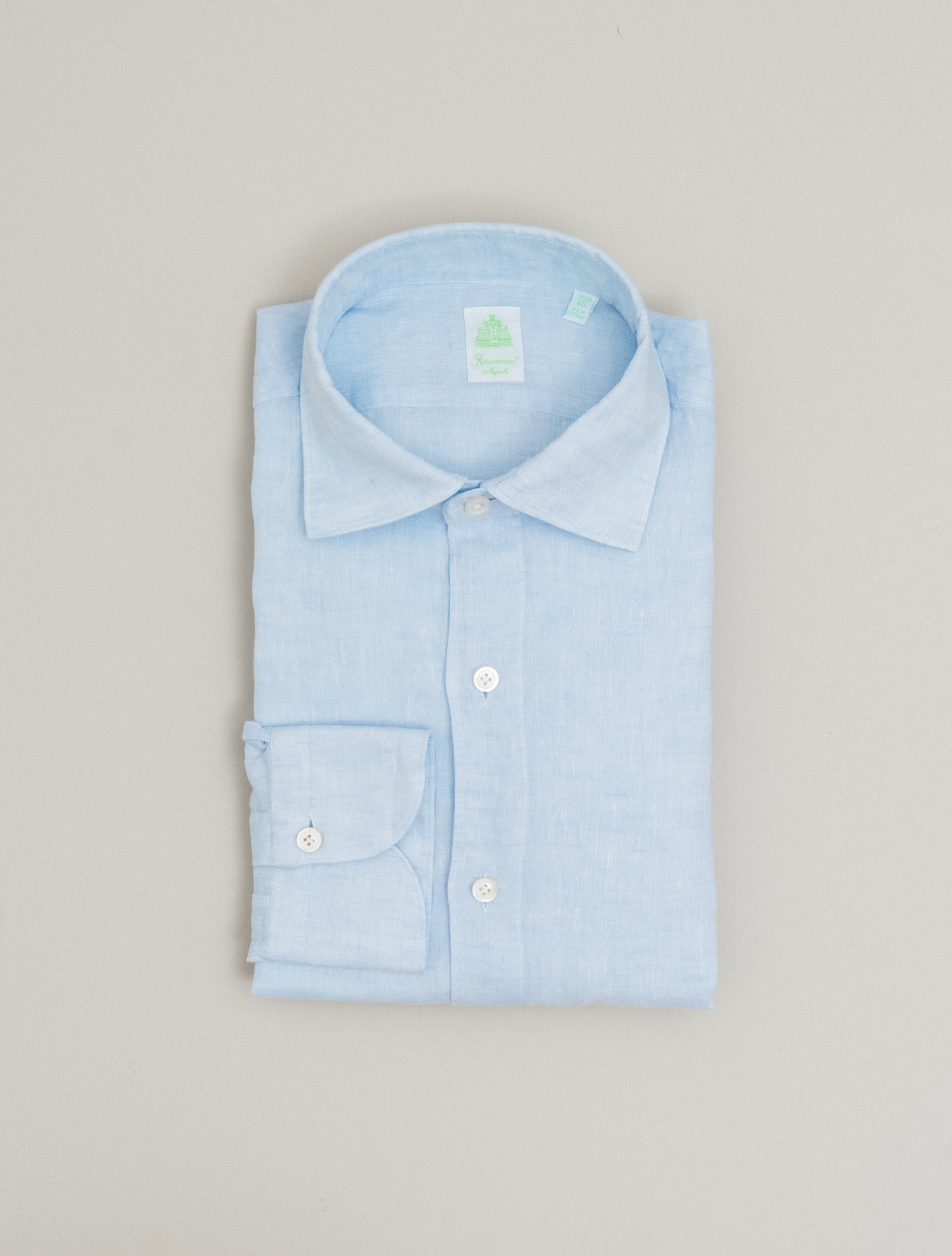 Gaeta Luigi Linen Shirt Light Blue