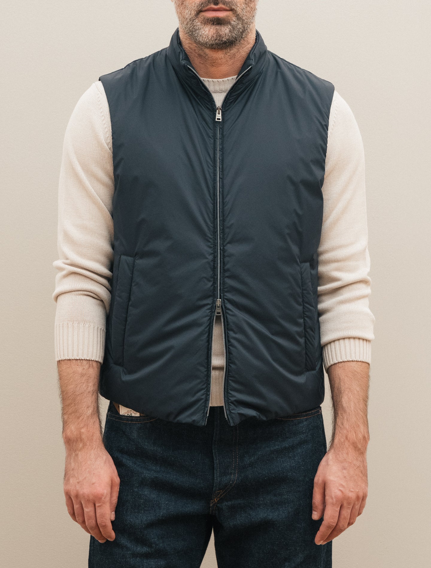 Light Padded Vest Navy