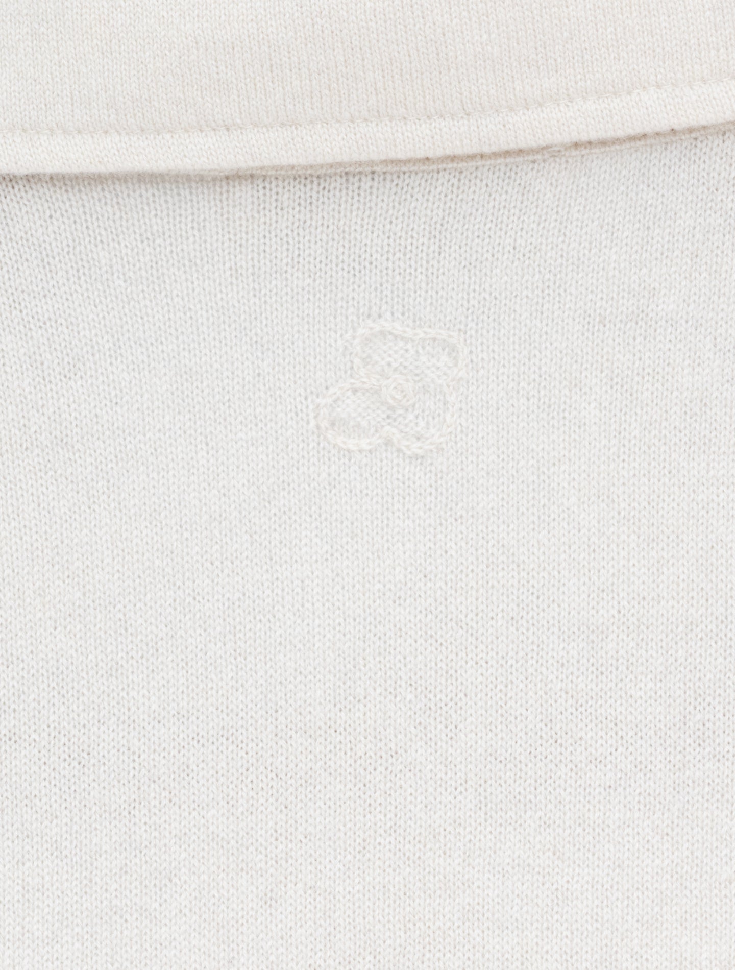 Cashmere Knitted Polo Shirt Sand