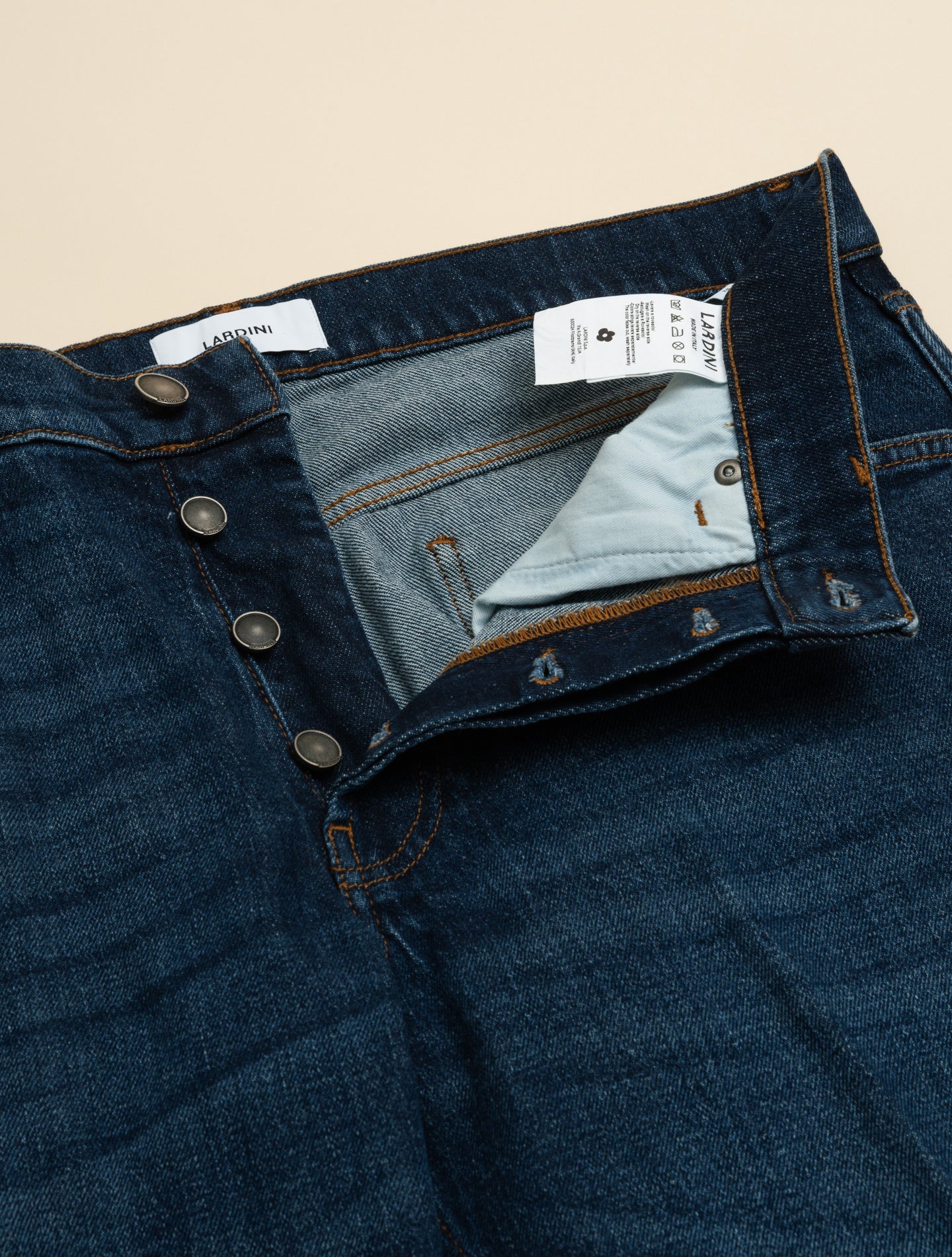 Carrot Fit Five-pocket Jeans Denim