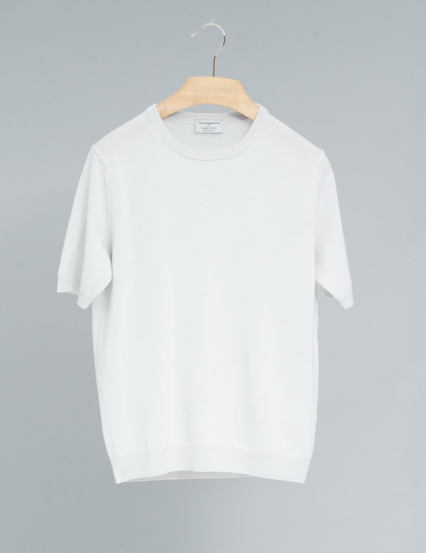 Merino Wool Crewneck Short Sleeve Ice