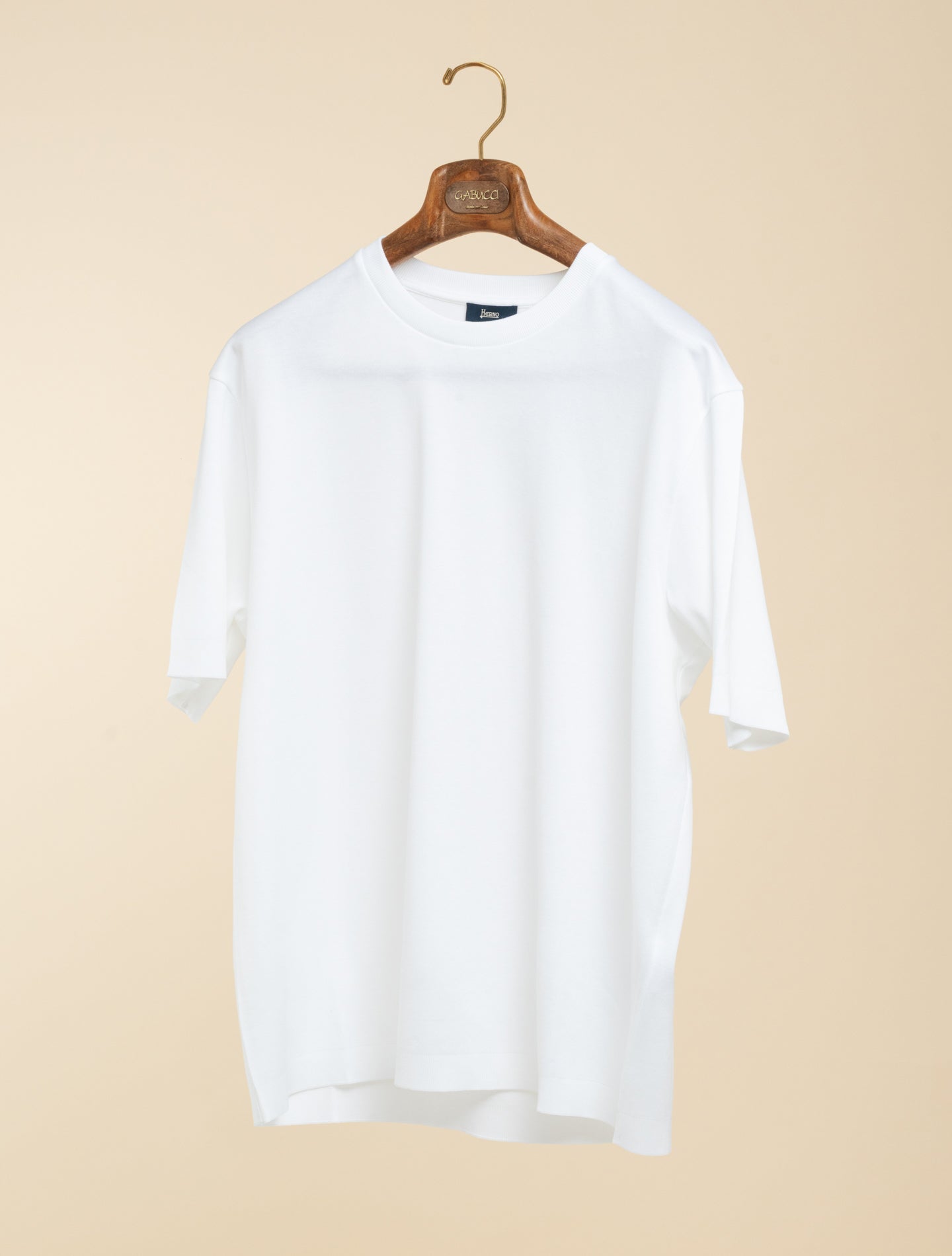 Jersey Knit Effect T-shirt White