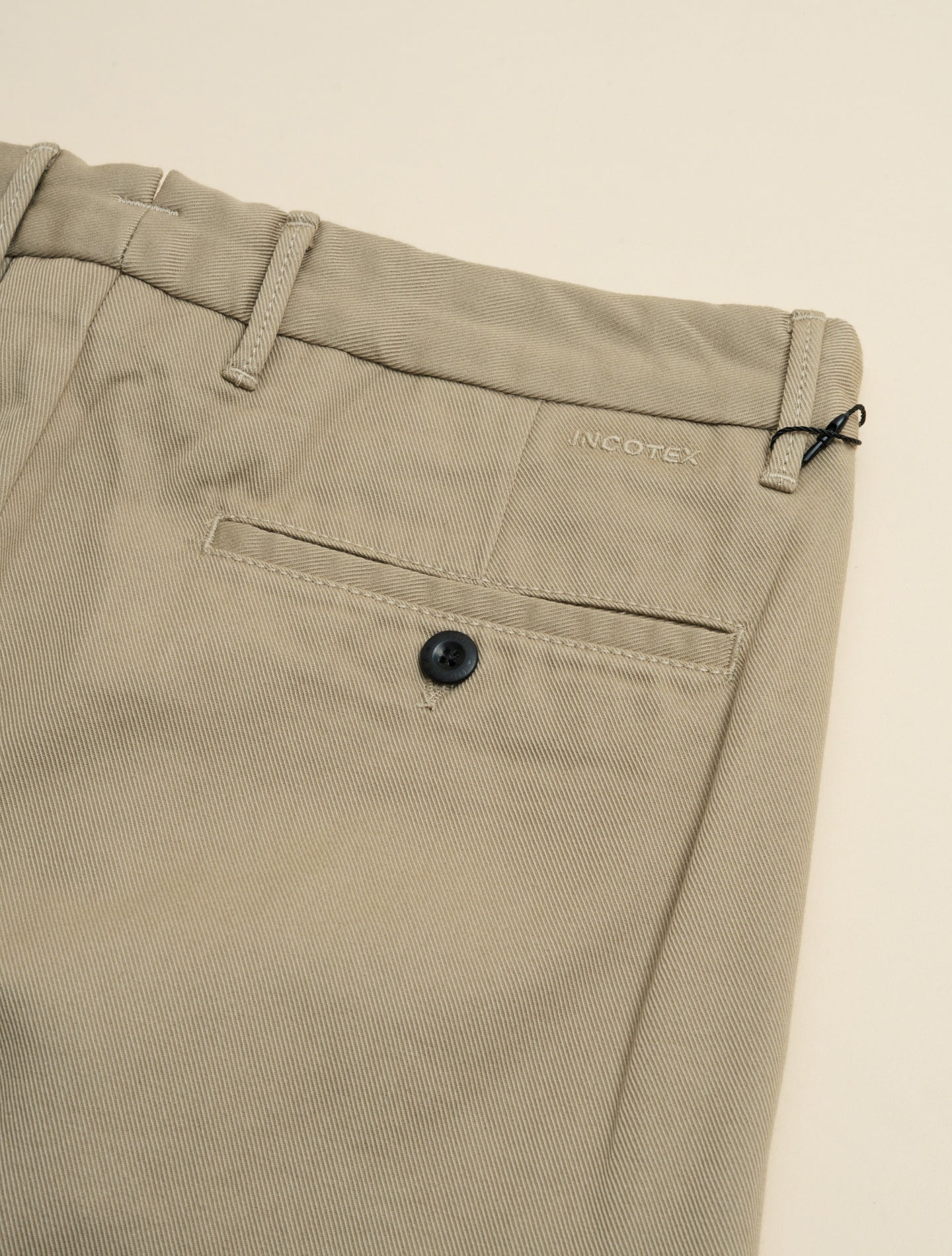 Antique Chinolino Regular Fit Trousers Beige Incotex Trousers 46