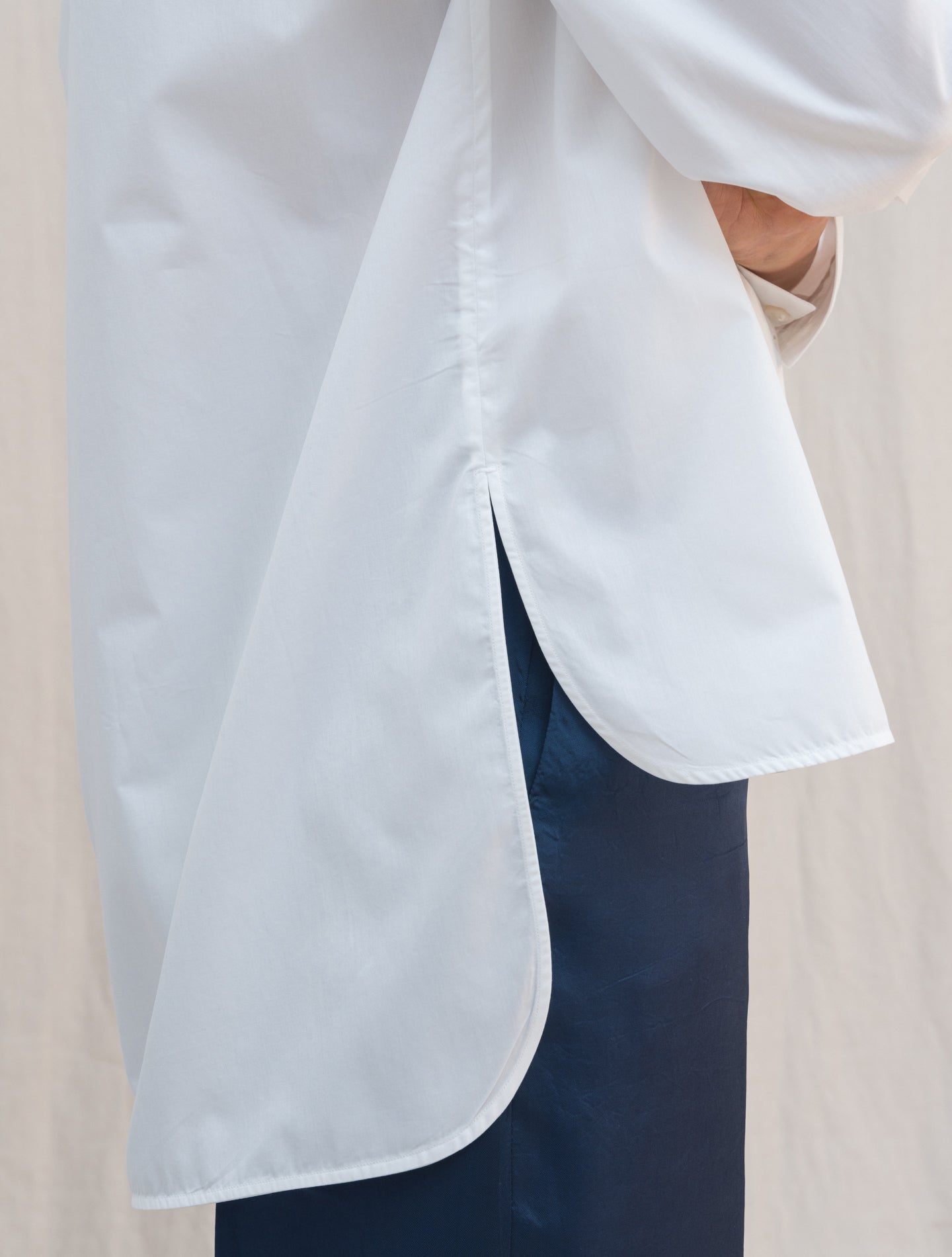 Antonella Cotton Shirt White Finamore Shirts IT 38