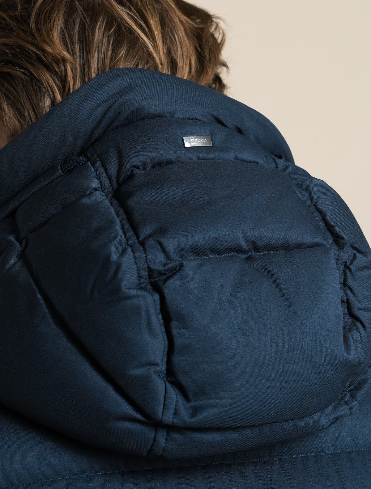 Arendelle Down Parka Navy Herno Outerwear 48