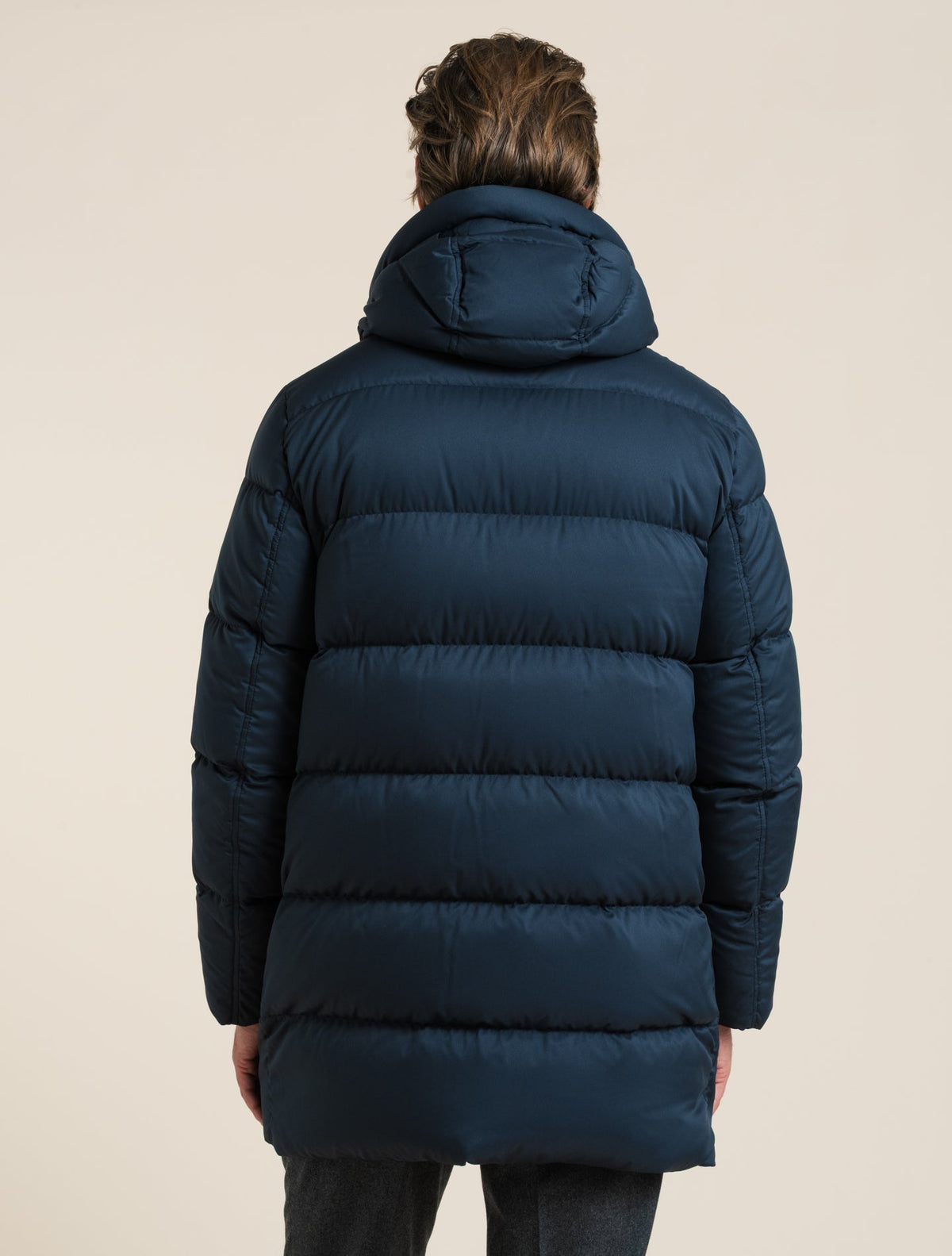 Arendelle Down Parka Navy Herno Outerwear 48