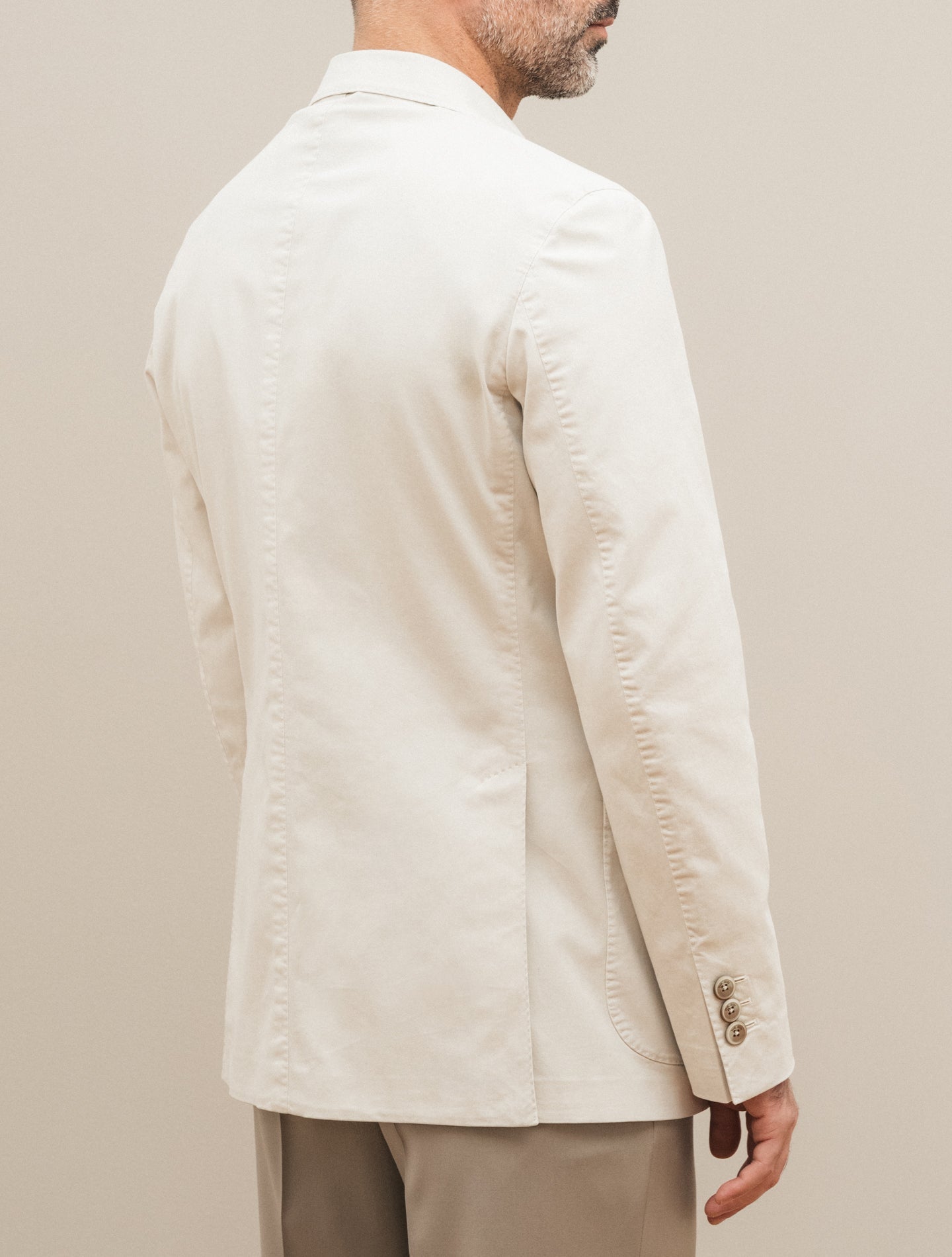 Art1 Single Breasted Cotton Jacket Beige Gigi Jackets 46
