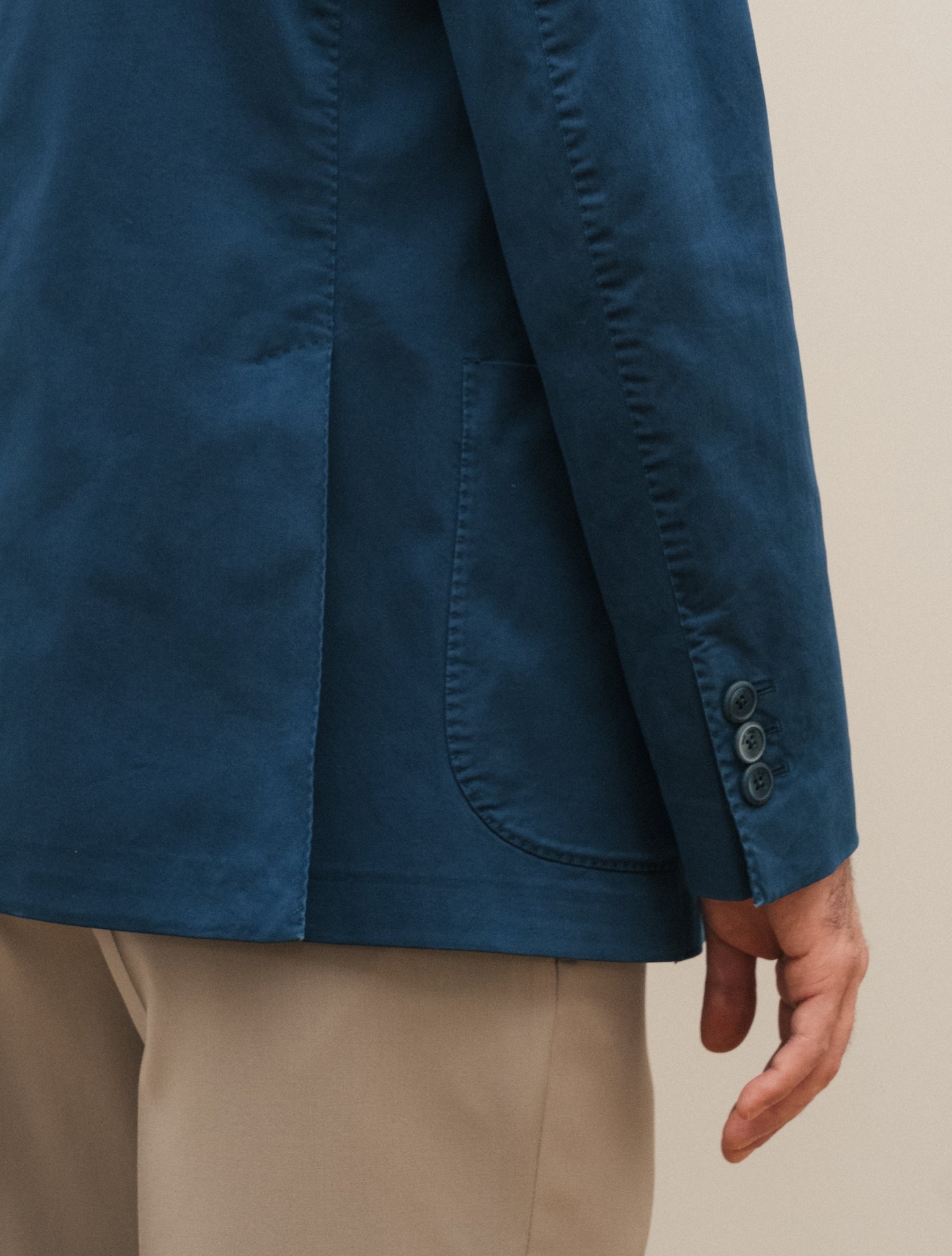 Art1 Single Breasted Cotton Jacket Navy Gigi Jackets 46