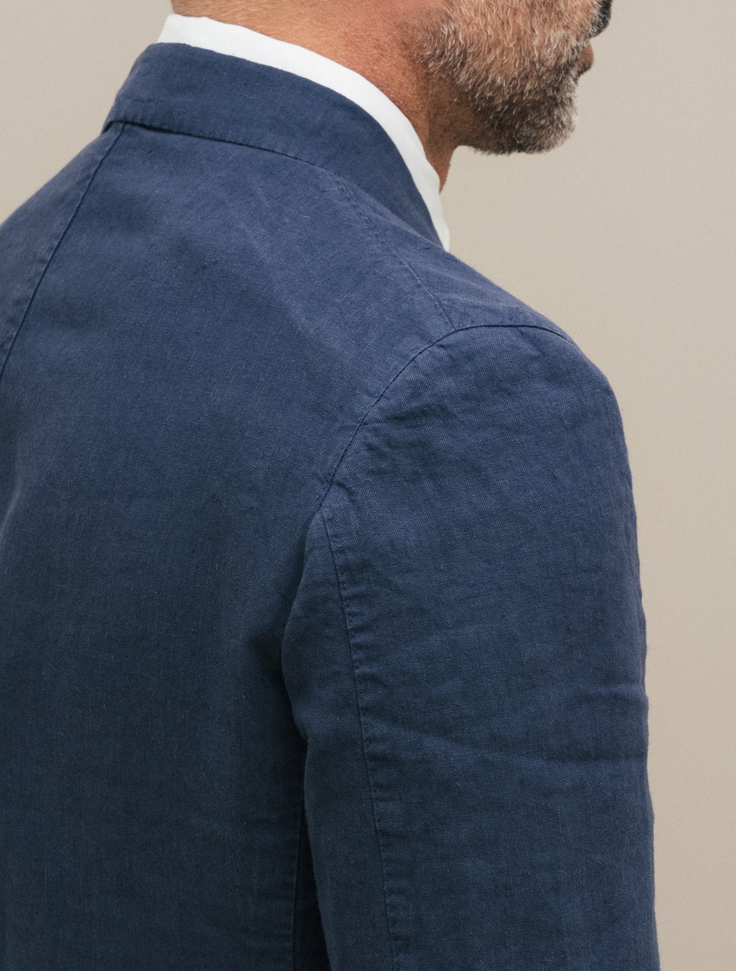 Art2 Double Breasted Washed Linen Suit Blue Gigi Suits 48