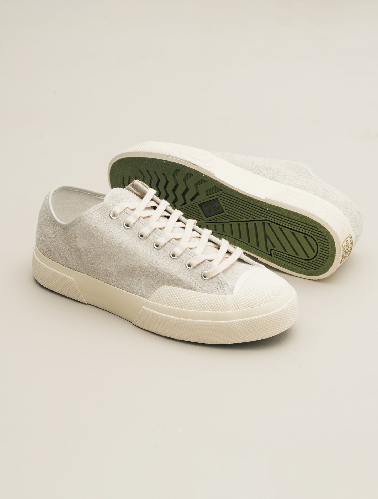 Artifact 2432 Works Hairy Suede White Milk Off Superga Sneakers 41