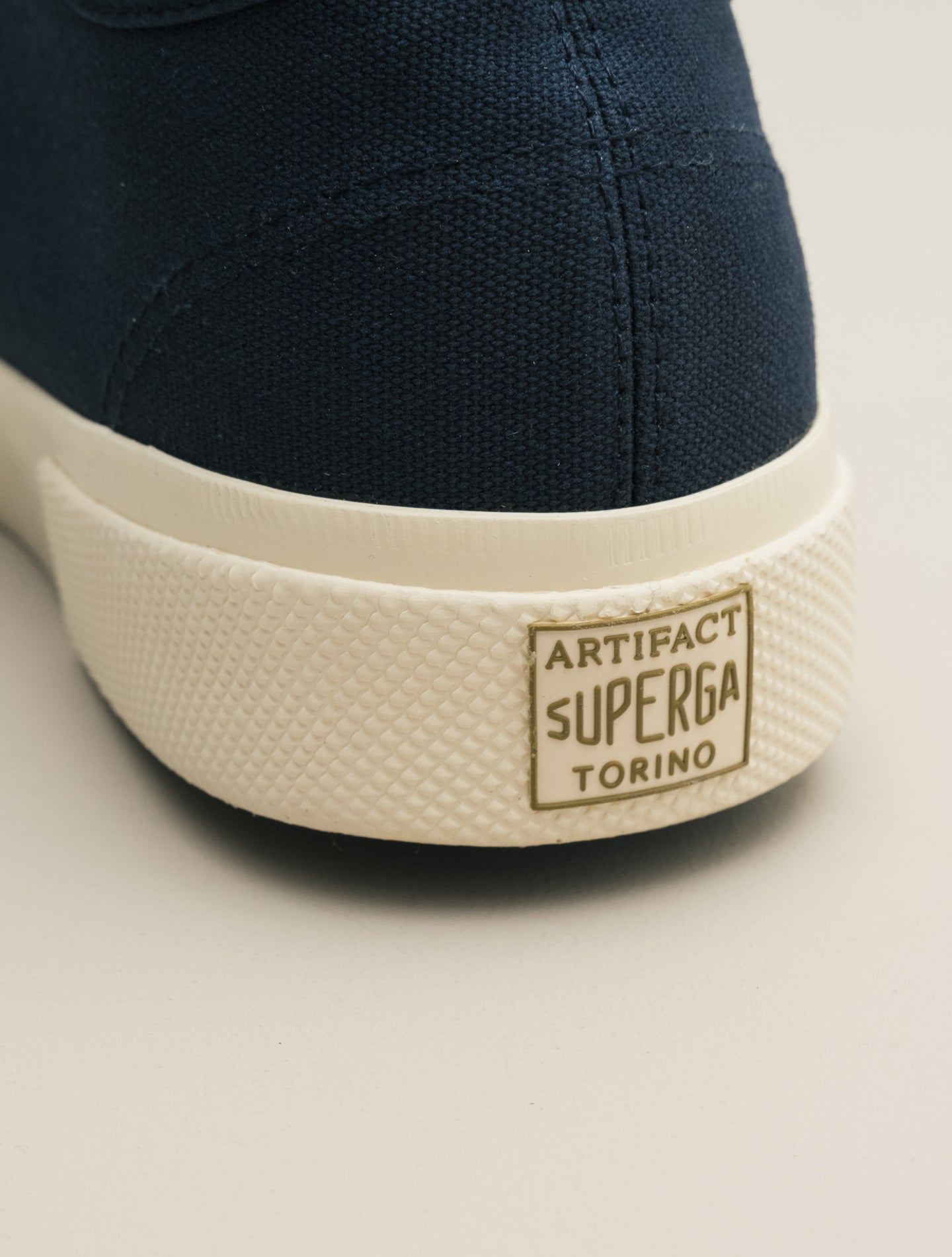 Artifact 2432 Works Low Cut Cotton Canvas Navy Superga Sneakers 40