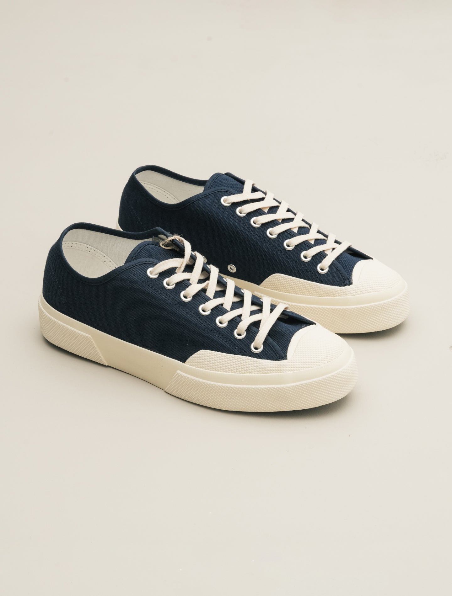 Artifact 2432 Works Low Cut Cotton Canvas Navy Superga Sneakers 40