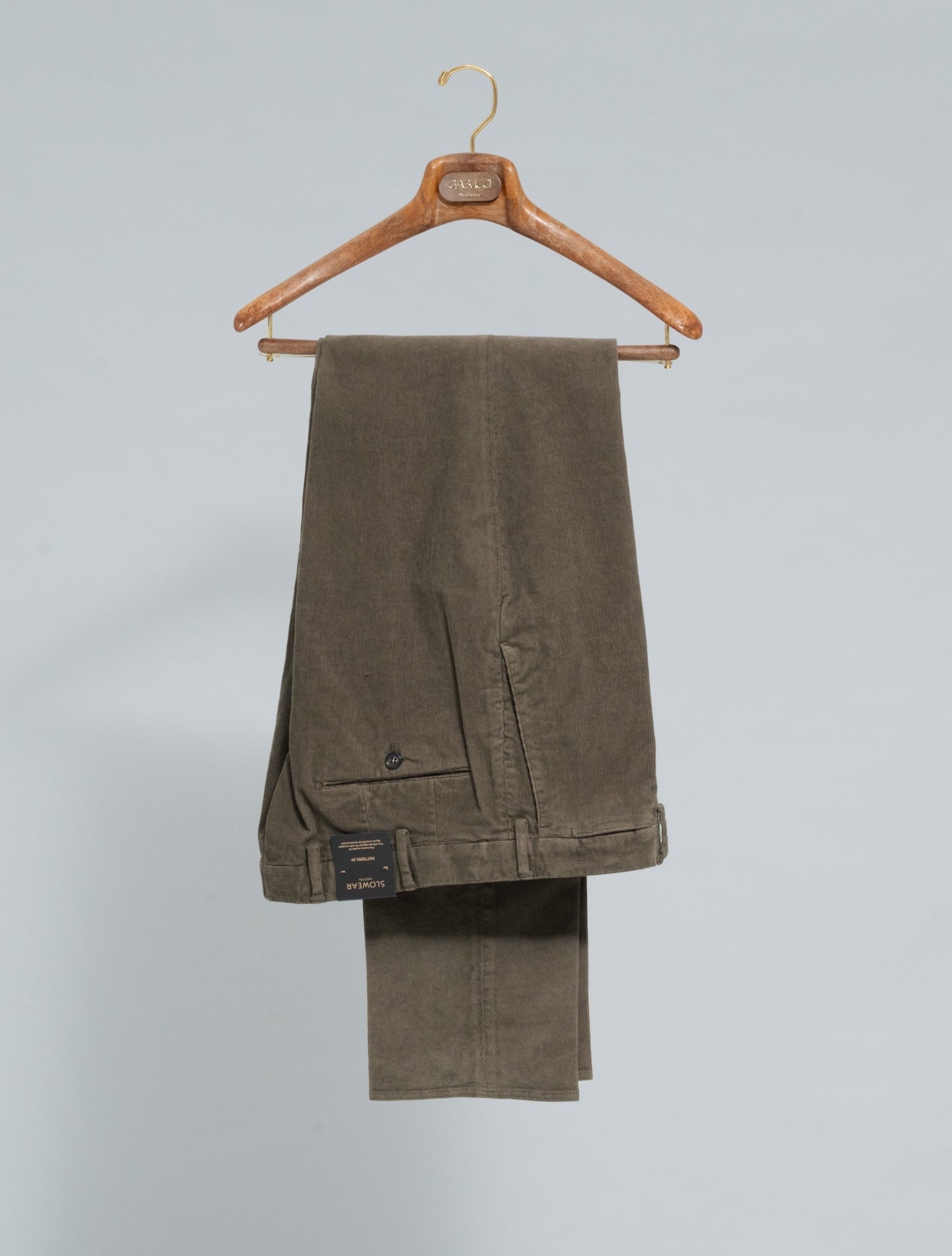 Baby Corduroy Regular fit Trousers Taupe Incotex Trousers 46