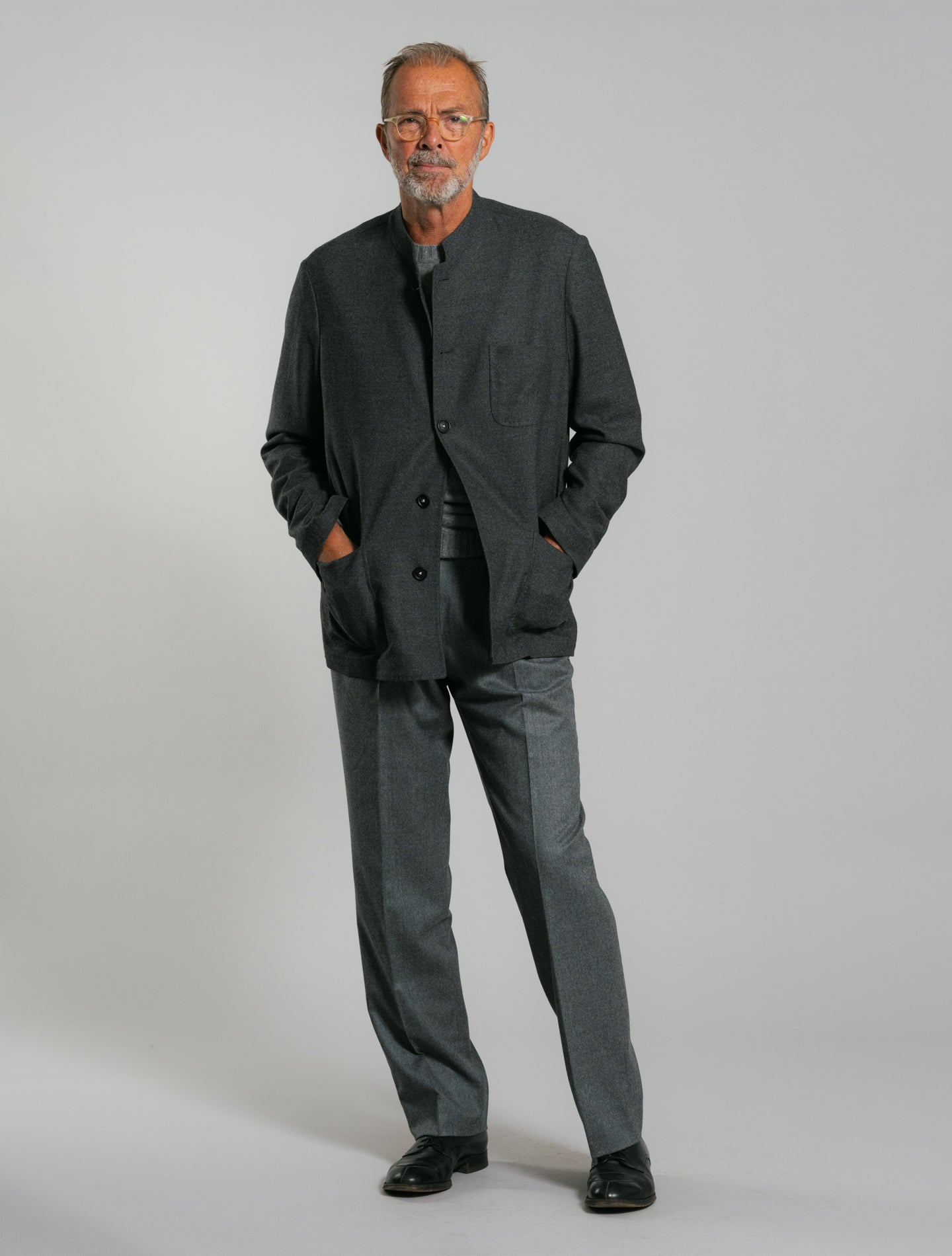 Bali Wool Jacket Grey Massimo Alba Jackets 48