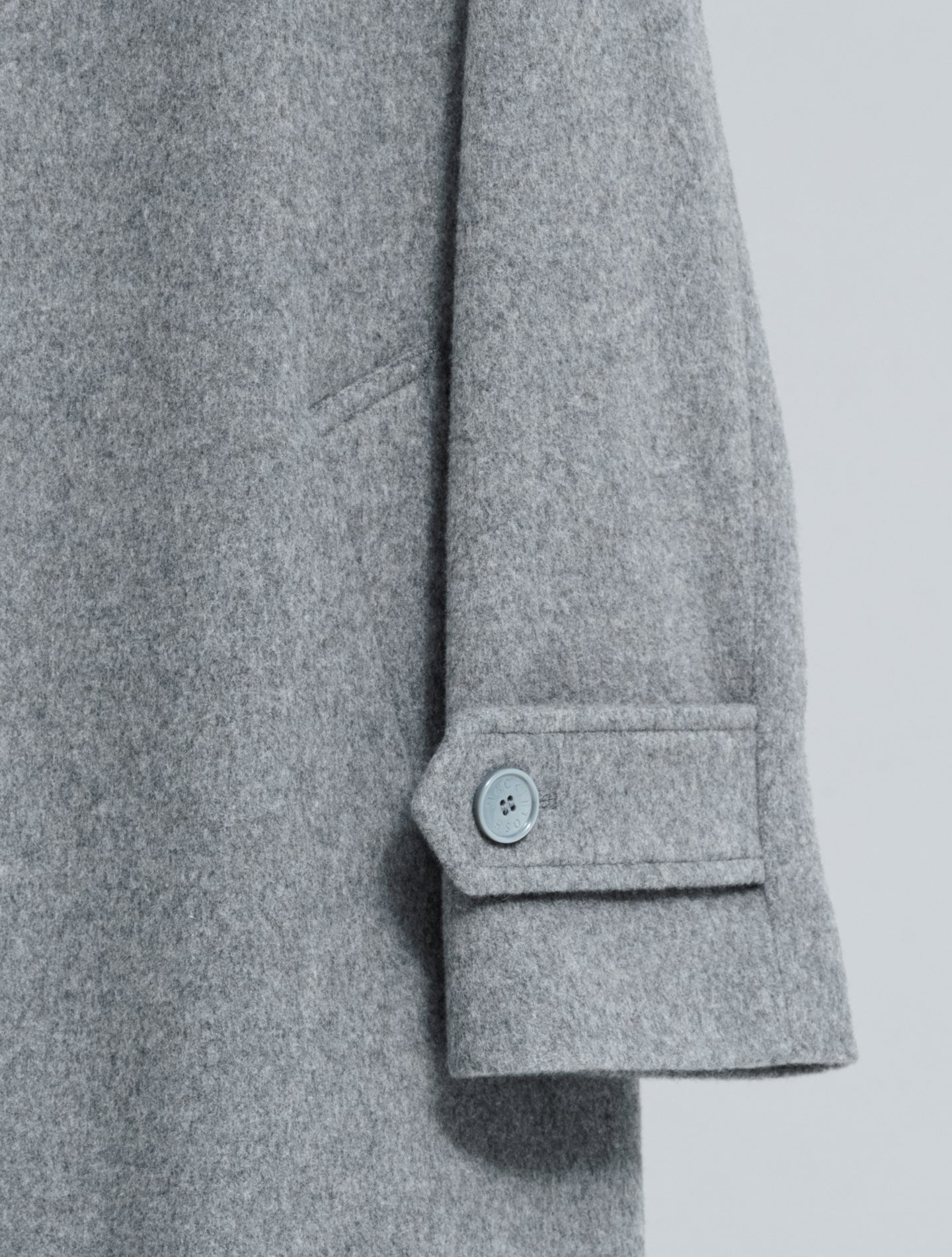 Banton Wool Cashmere Coat Grey Mackintosh Outerwear 6/XXS
