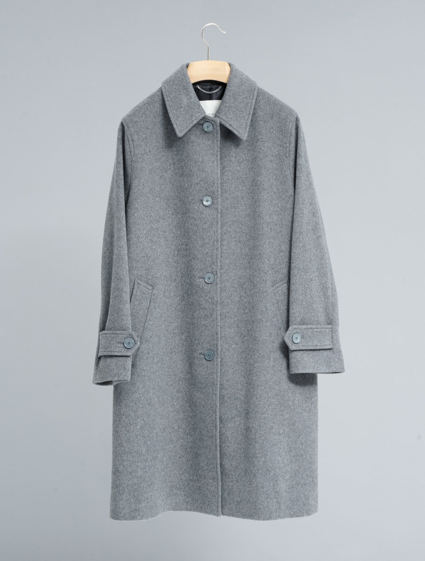 Banton Wool Cashmere Coat Grey Mackintosh Outerwear 6/XXS