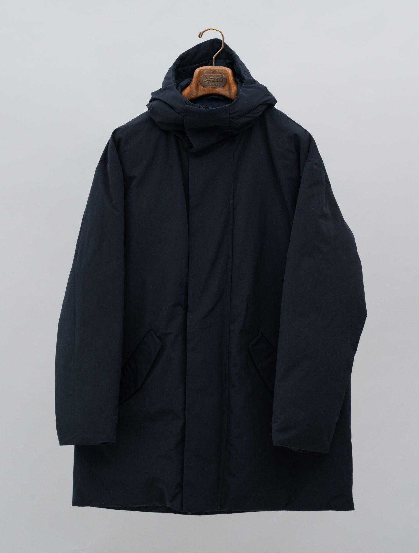 Baranov Water - Repellent Padded Parka Navy Aspesi Outerwear S