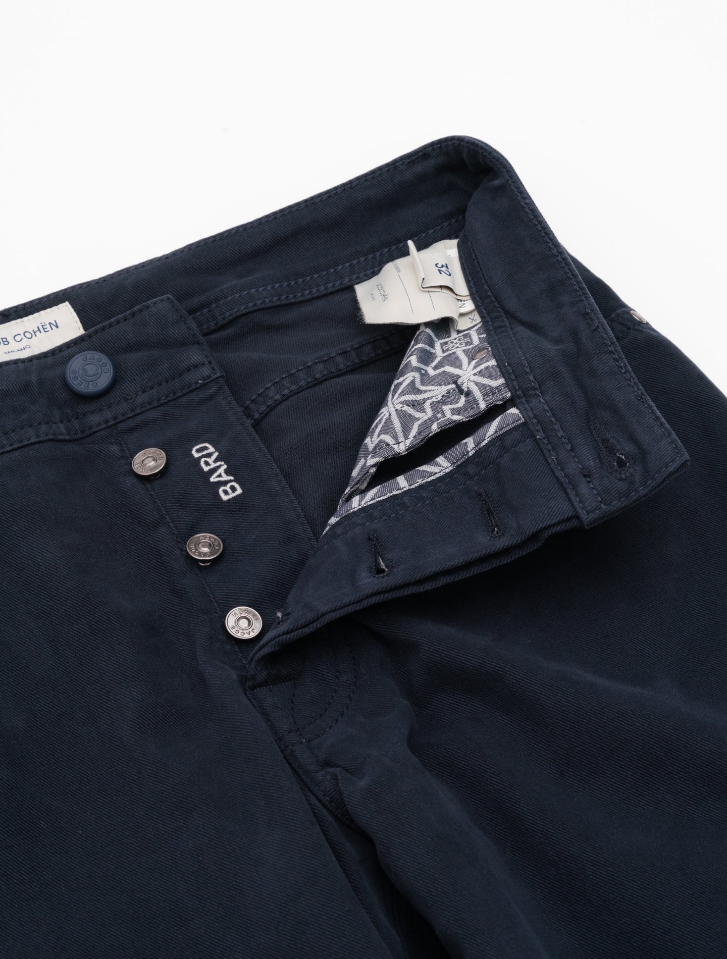 Bard 688 Cotton Twill Five Pocket Navy Jacob Cohën Jeans 30