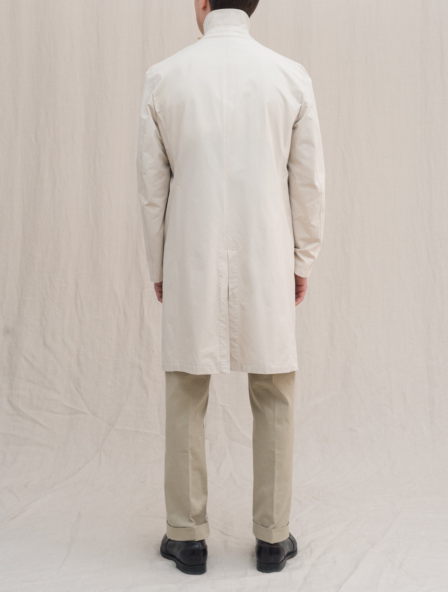 Bertram Technical Cotton Coat Sand Manto Outerwear 48