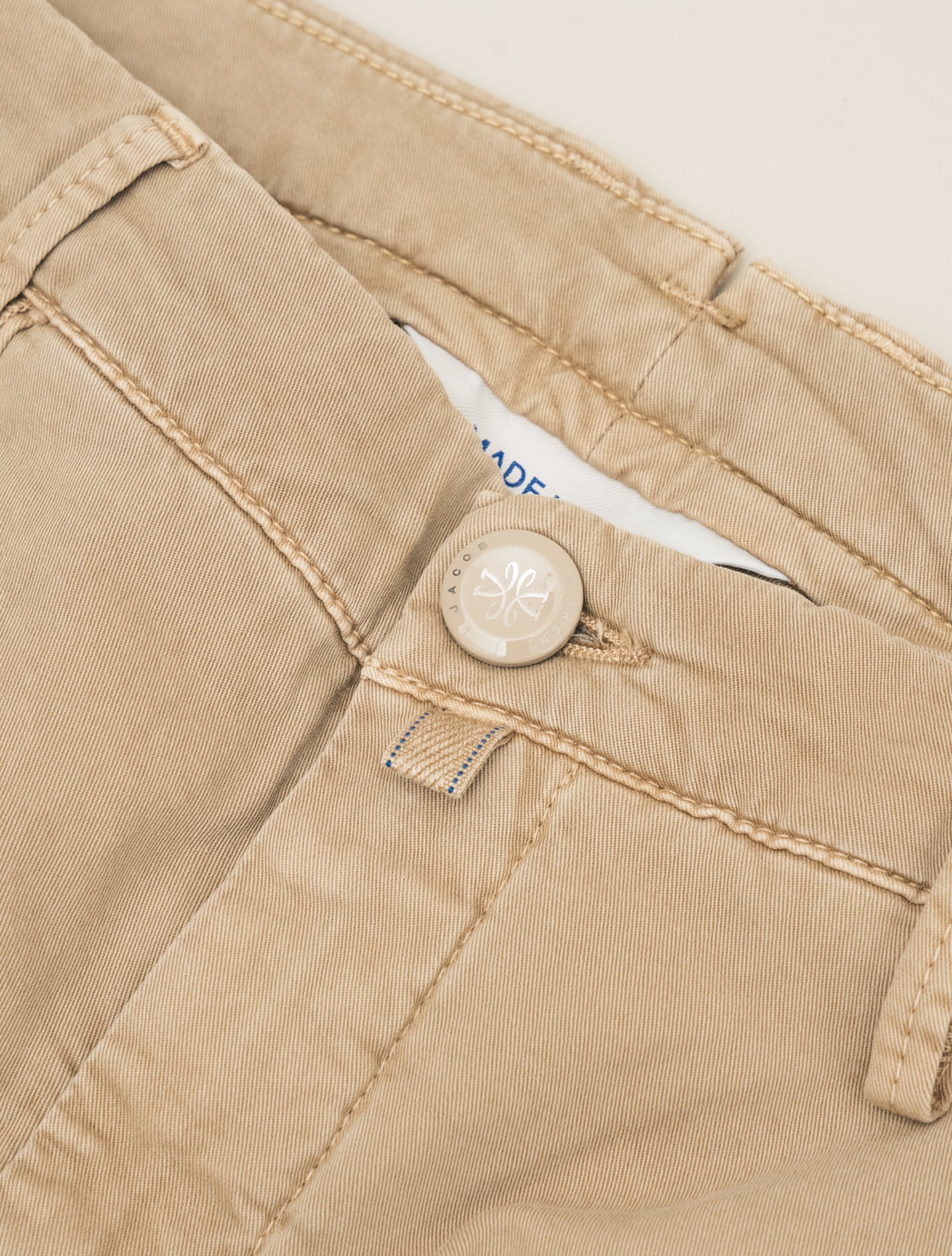 Bobby Slim Fit Trousers Beige Jacob Cohën Trousers 31