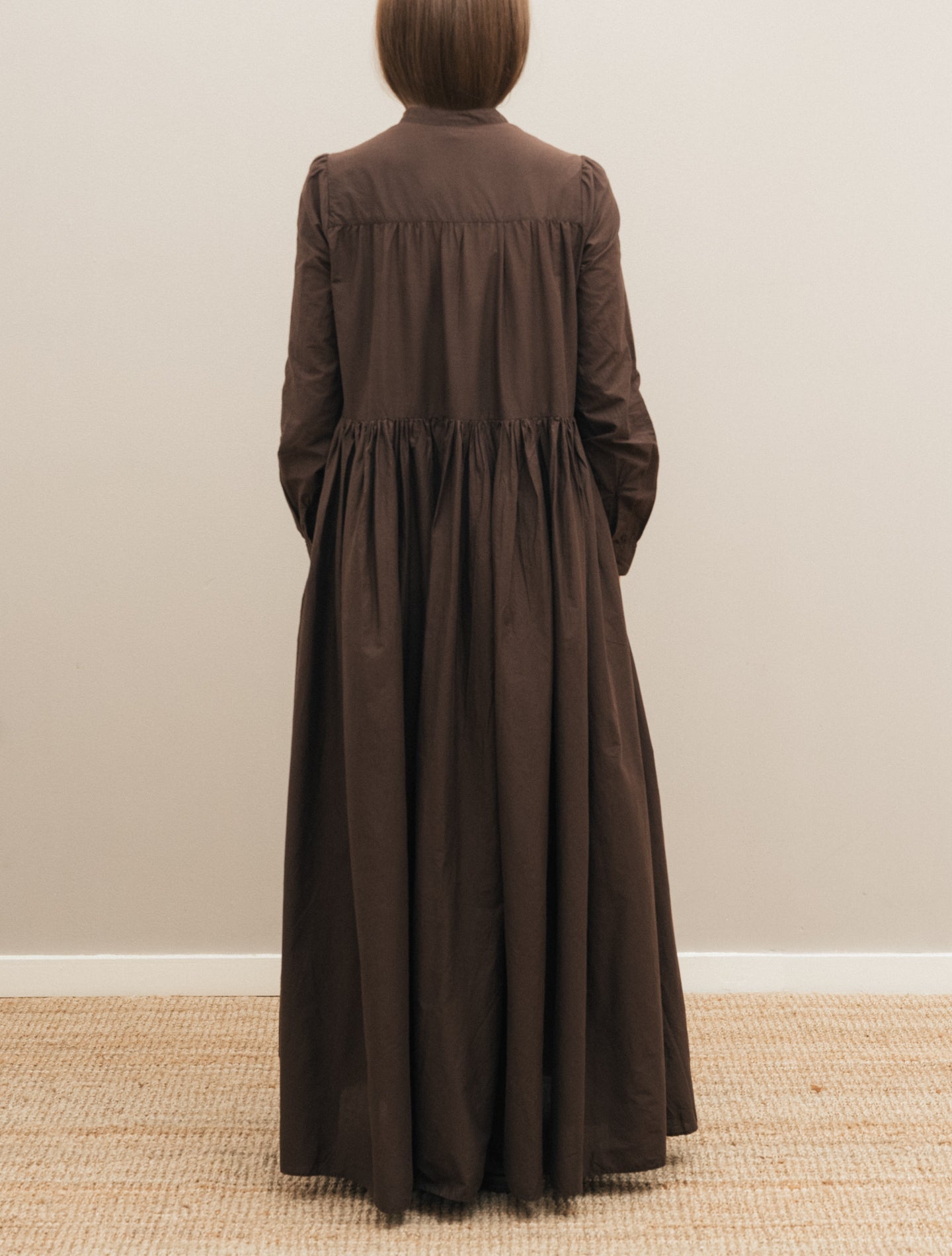 Boheme Maxi Dress Brown Aspesi Dresses IT 38