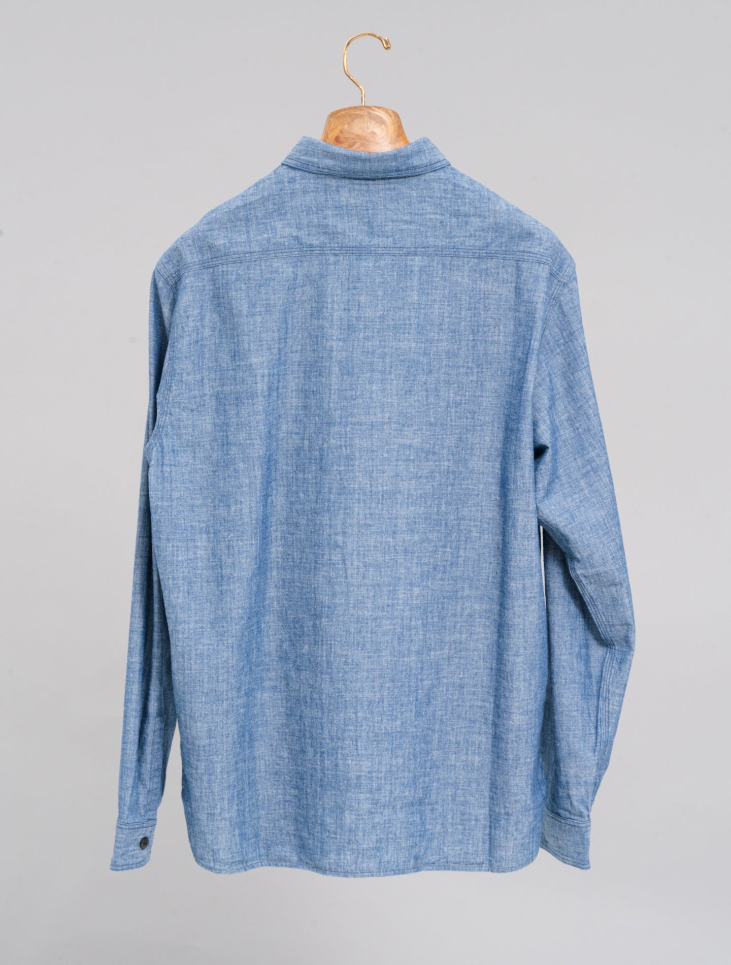 Cameron Ws - Long Sleeve Sport Shirt Medium Wash RRL Shirts S